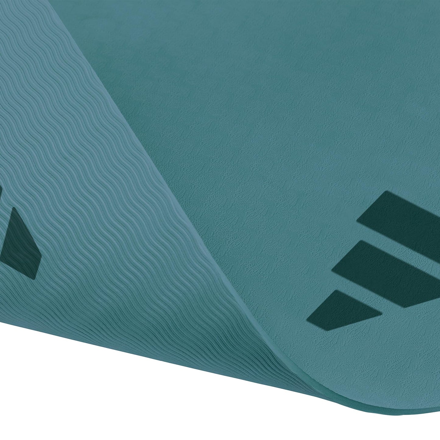 Adidas Premium Yoga Mat, Firm-Density Workout Mat, 5 mm