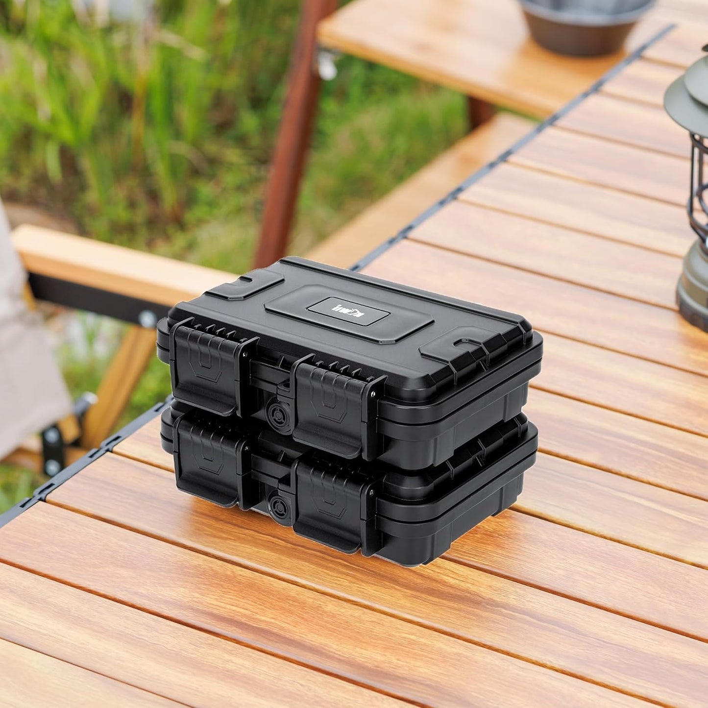 KIWIFOTOS 12 9V CR2 CR123A IP67 CR17345/ CR16340/CR18350/CR15H270 9V Slots & Battery Storage Organizer Case Waterproof