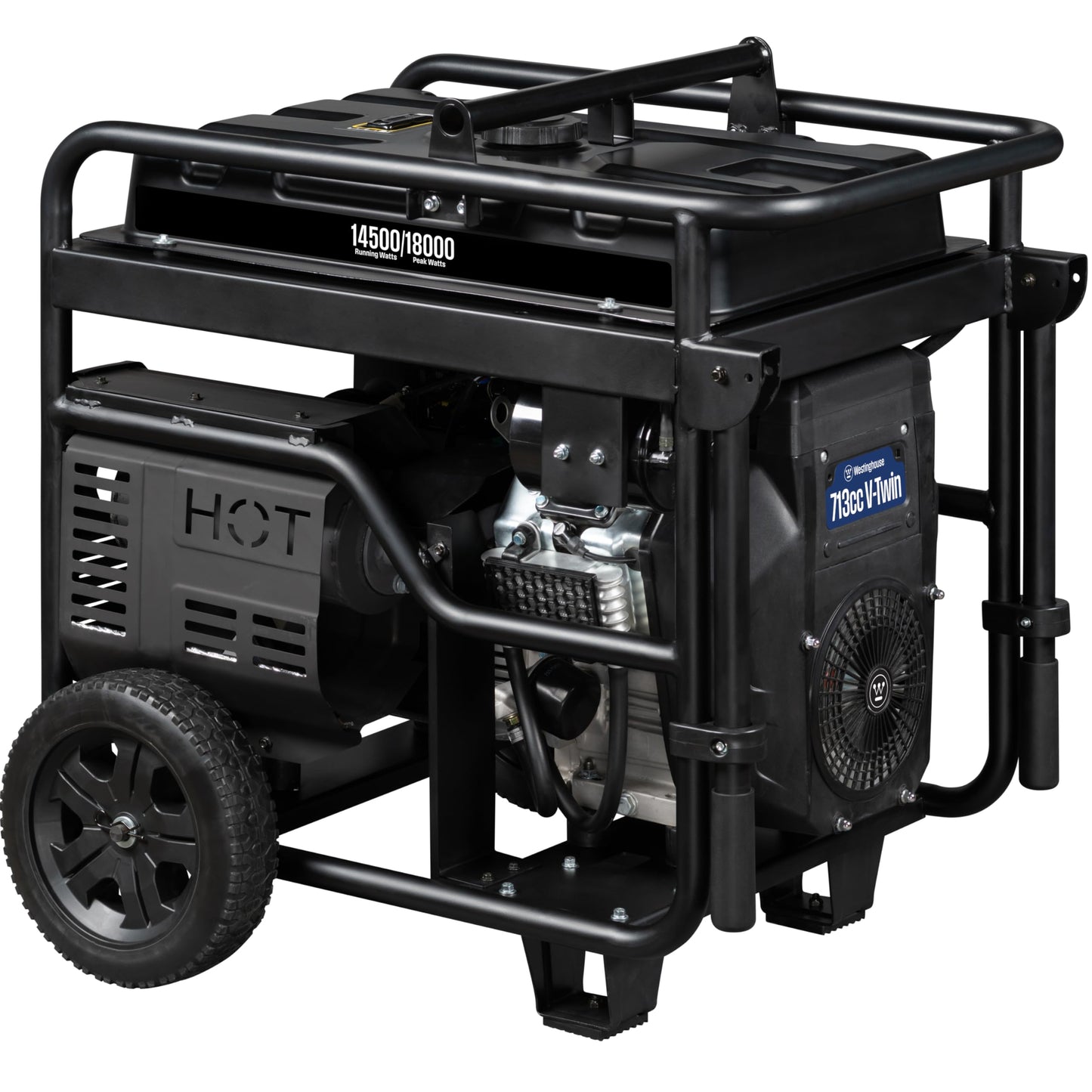 Westinghouse 18000 Peak Watt Home Backup Portable Generator, Remote Electric Start, Transfer Switch Ready 30A & 50 Outlets, Gas Powered, CO Sensor