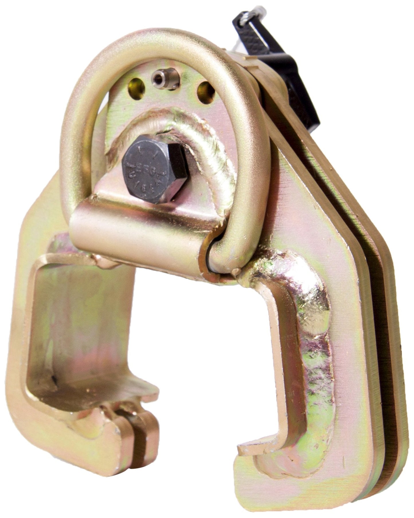 Guardian Fall Protection 00205 Rail Master - Galvanized Steel Non-Penetrating Anchor with 5000lb. Breaking Strength, 130-420lb. Worker Capacity