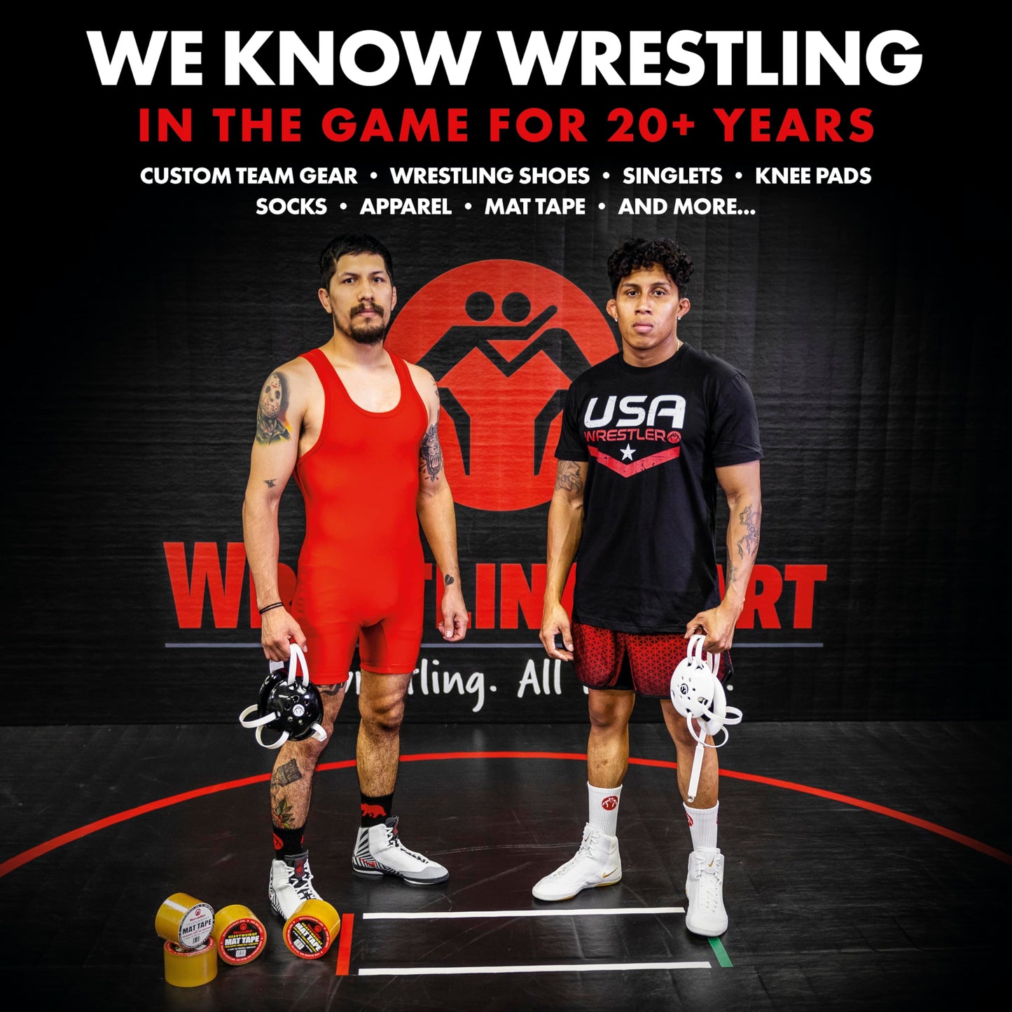 CALI Bear Wrestling Singlet-Black-Red-XS