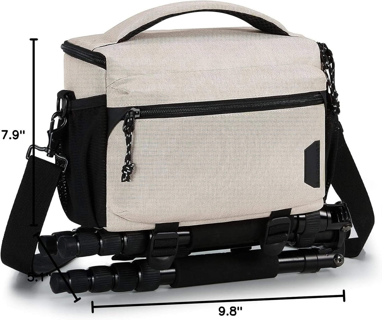 BAGSMART Small Camera Sling Bag for Photographers, Compact Camera Shoulder Bags for DSLR/SLR/Mirrorless Cameras