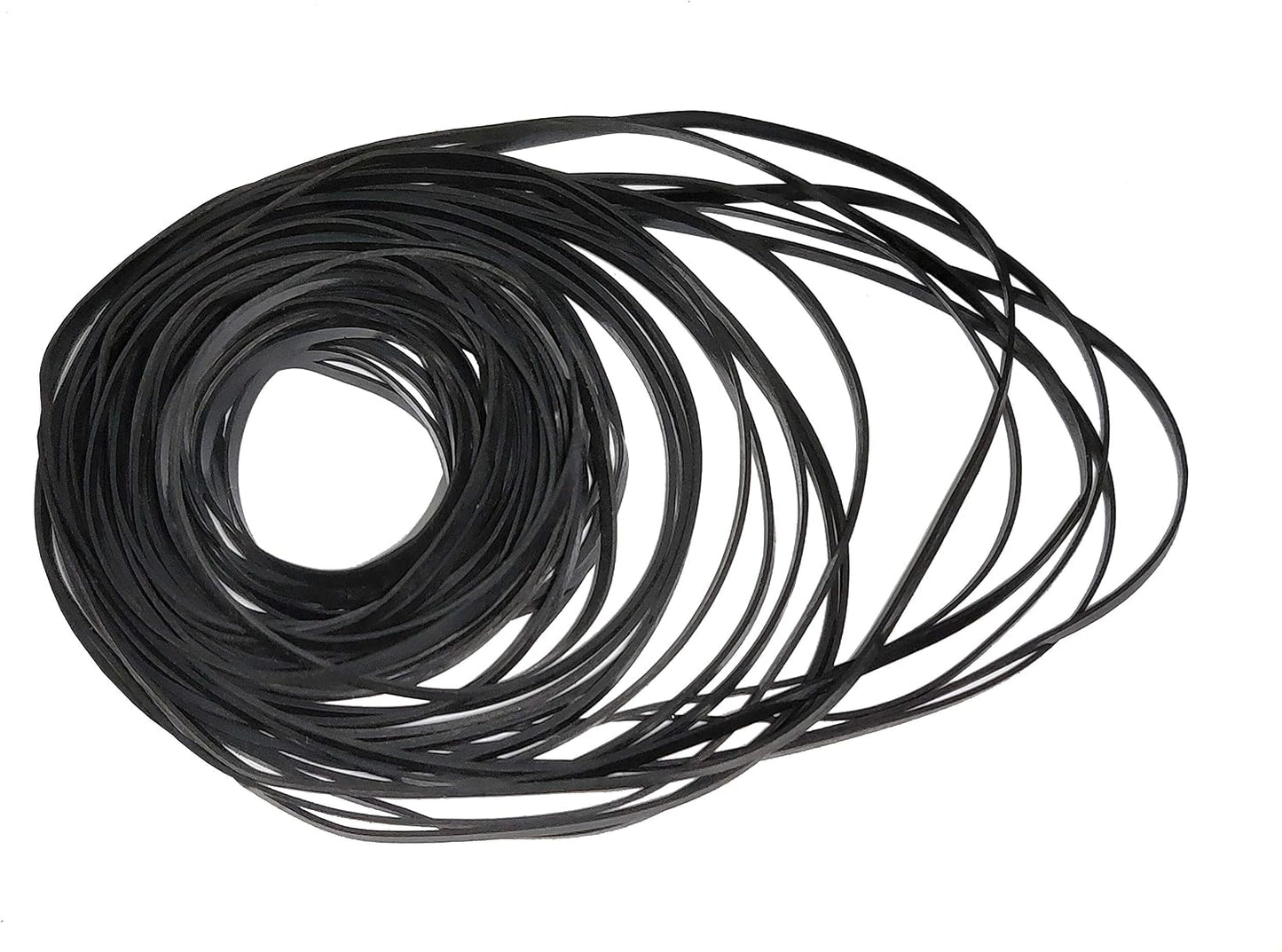 40-135mm Cassette 4mm 100 Recorder Rubber Belts Mix Flat Belt for Repair Maintenance Tape Machine DVD CD LD VCR