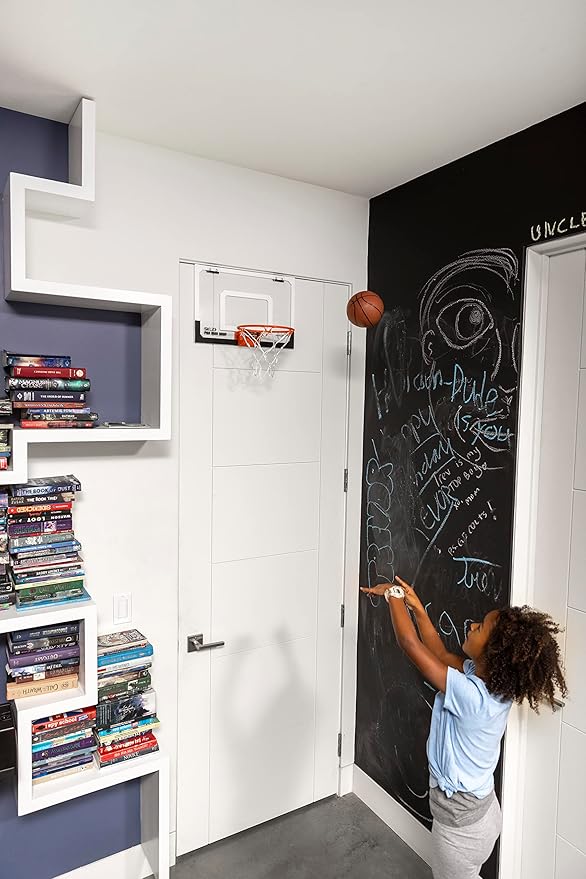 SKLZ Pro Mini Indoor Basketball Hoop - Over The Door ??Portable - Great For Home, Dorms, Offices, and Gifts