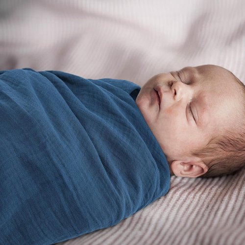 Graceful Colors Muslin Swaddle Blankets - 3 Pack Soft & Breathable Receiving Blankets, 38 x 40 Inches