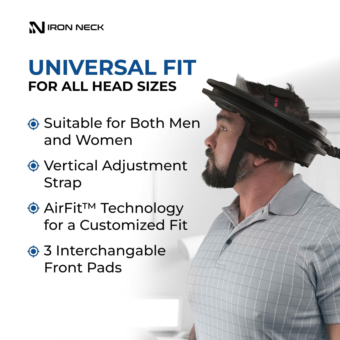 Iron Neck 3.0, Rehab Kit Bundle, 360° Neck Trainer and Resistance Bands for Working Out, Rehabilitation, Pain Relief, and Posture Correction