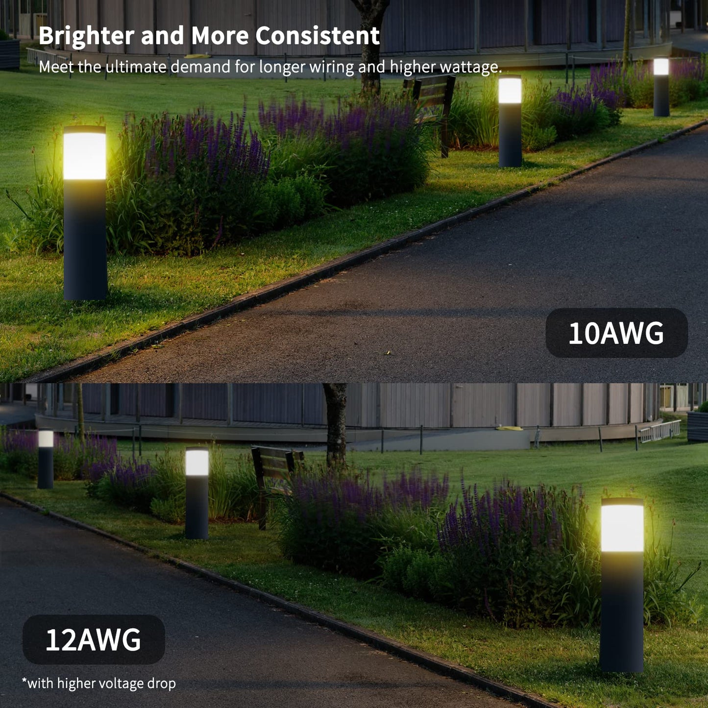 FIRMERST 10/2 Low Voltage Direct Burial Landscape Lighting Wire Spool 200 Feet