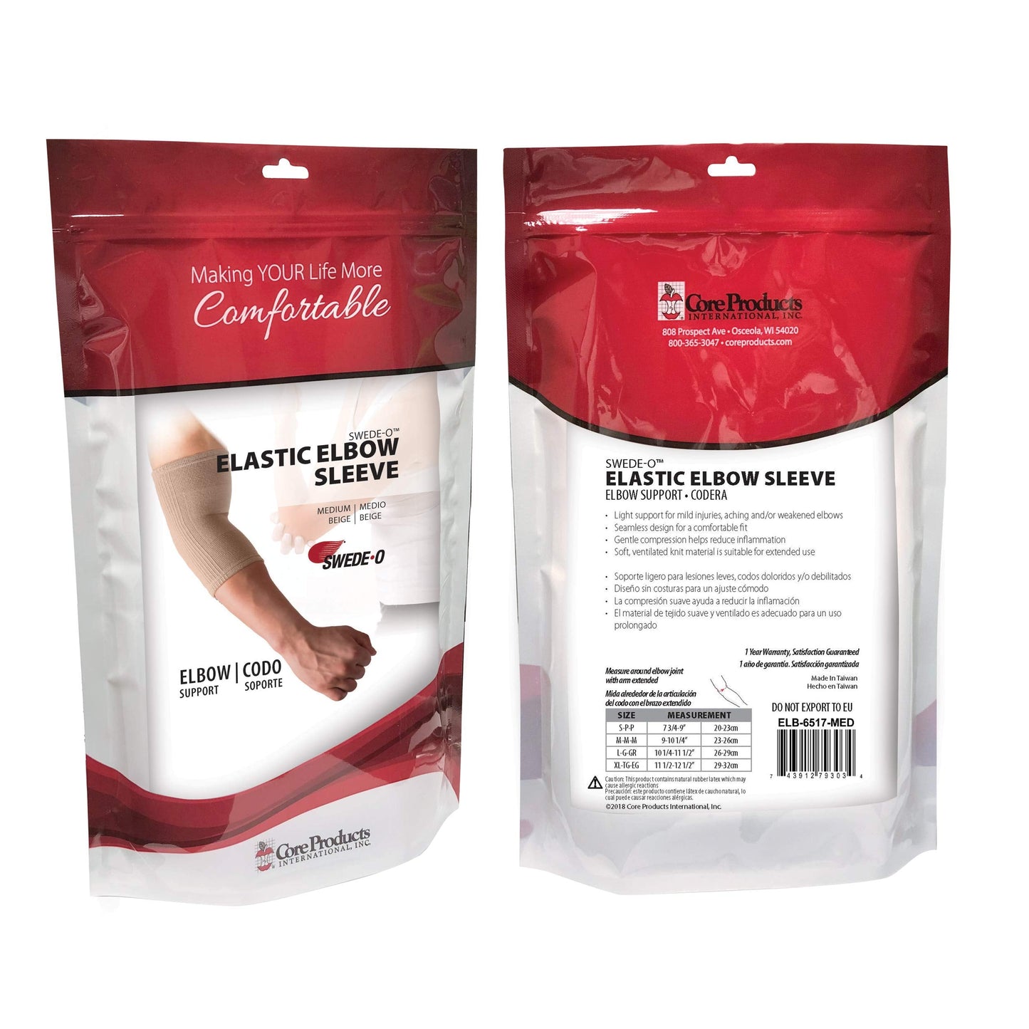 Swede-O Elastic Elbow Support