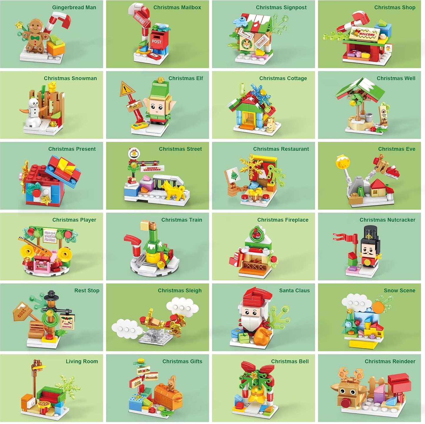 Santa’s Workshop Advent Calendar 2025 - 24-in-1 Holiday Countdown Gift for Kids Ages 6+
