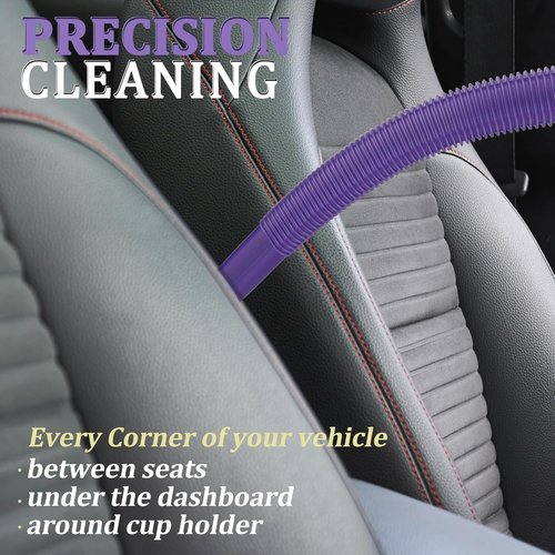 Fullclean Dryer Vent Lint Vacuum Attachments - Flexible Tool for Dyson V15, V12, V11, V10, V9, V8, V7