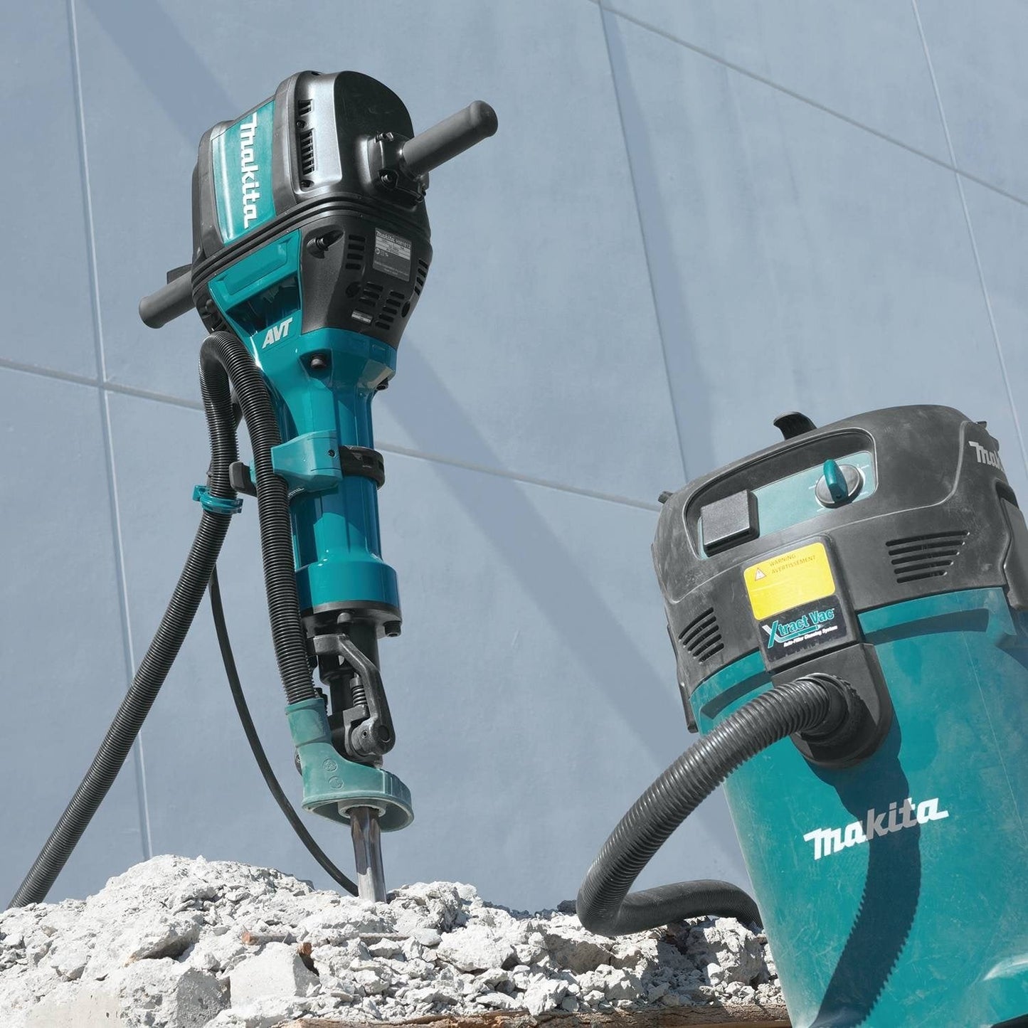 Makita 197172-1 Demolition Dust Extracting Attachment with 1-1/8" Hex Shank
