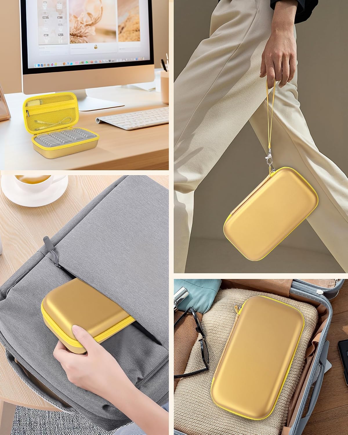 stukcaze 36 27 9 Stukkaze Memory Card Case - Water-Resistant & Anti-Shock Slot Holder, Micro SD & SD/SDHC/SDXC Cards