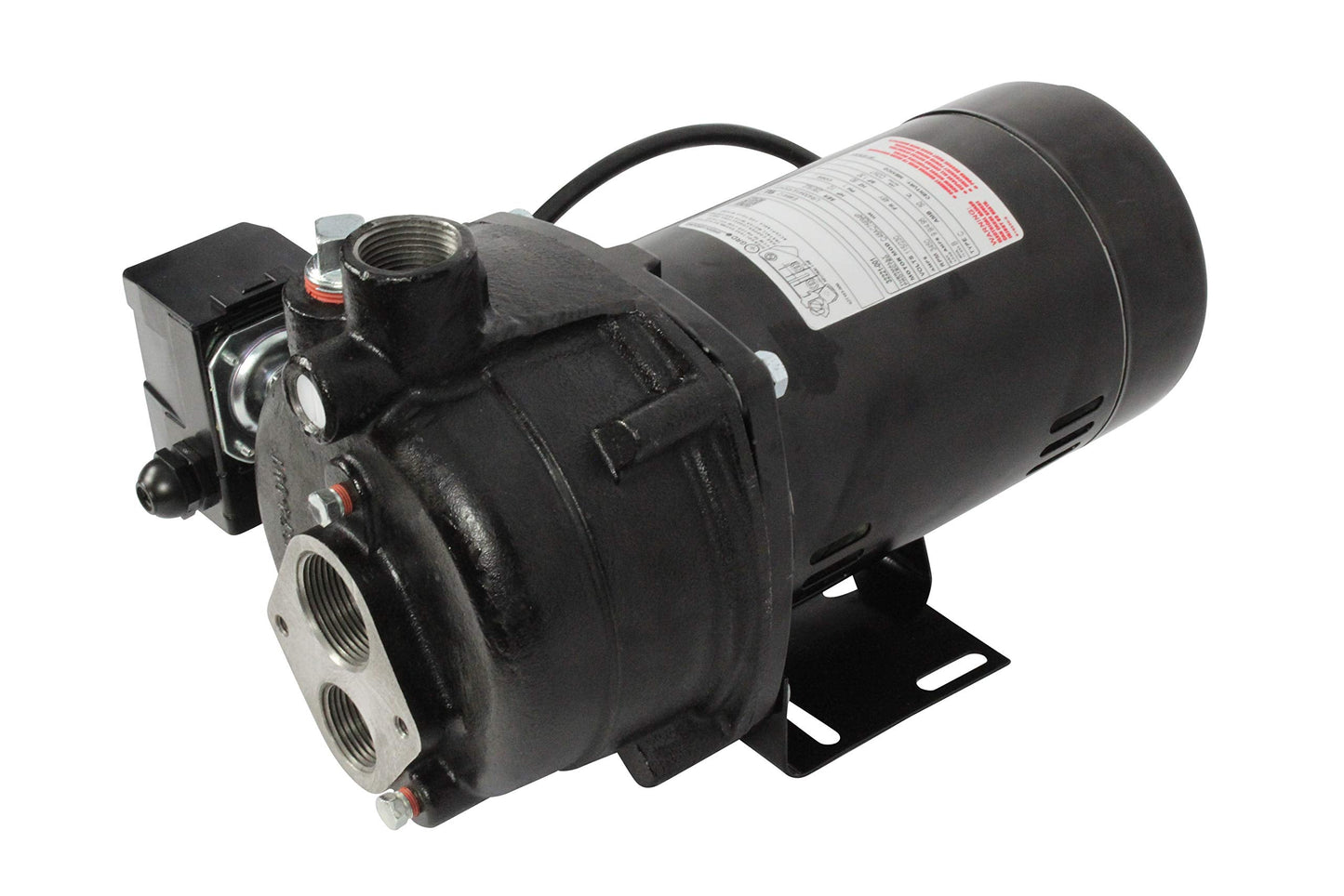 WAYNE CWS100-1 HP Cast Iron Convertible Jet Well Pump - Up to 588 Gallons Per Hour - Heavy Duty Jet Well Pump