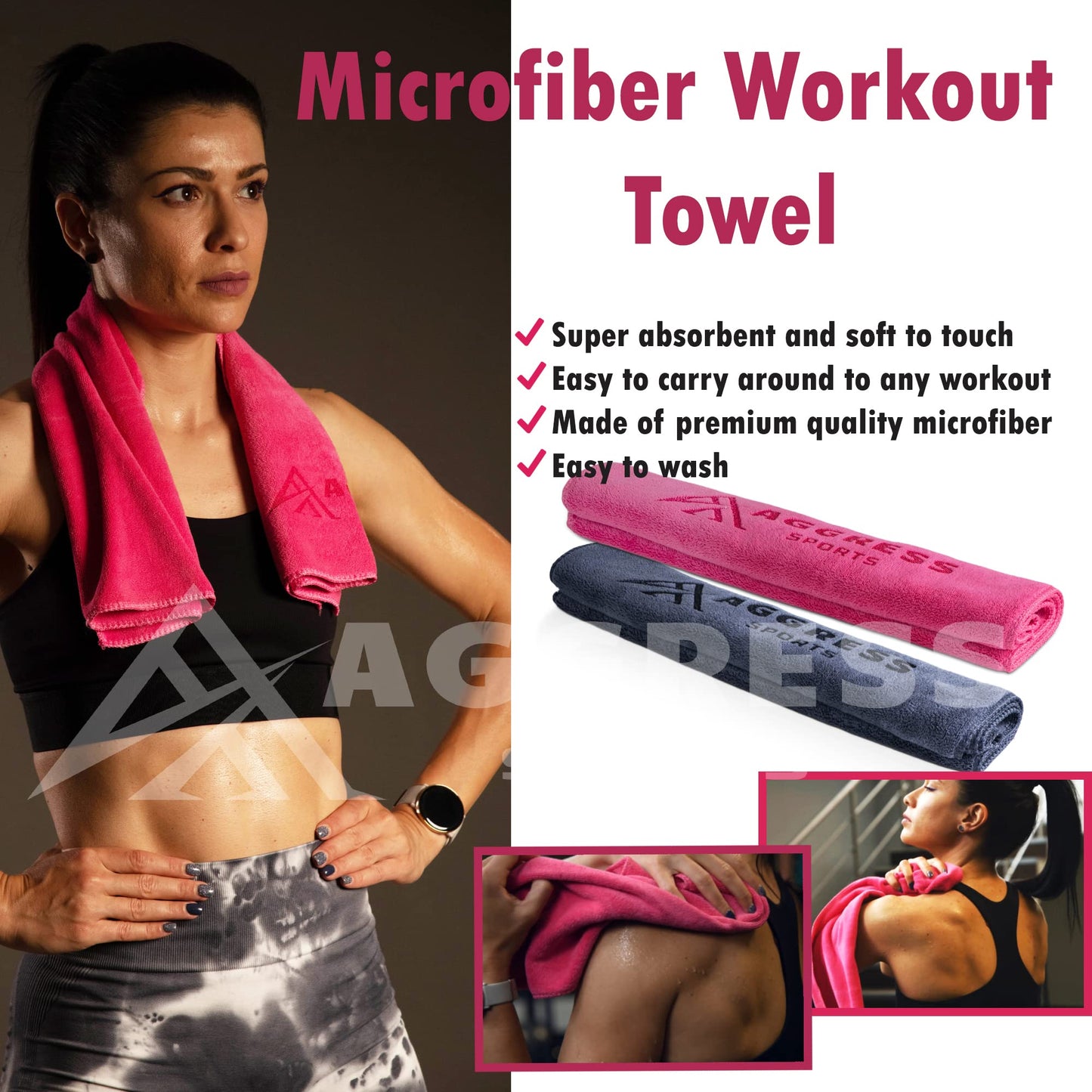 Premium Barbell Pad Set – Hip Thrust Pad & Squat Pad for Barbell Training – Gym Bar Pad Kit with Ankle Straps, Resistance Bands – Gym Equipment for Women