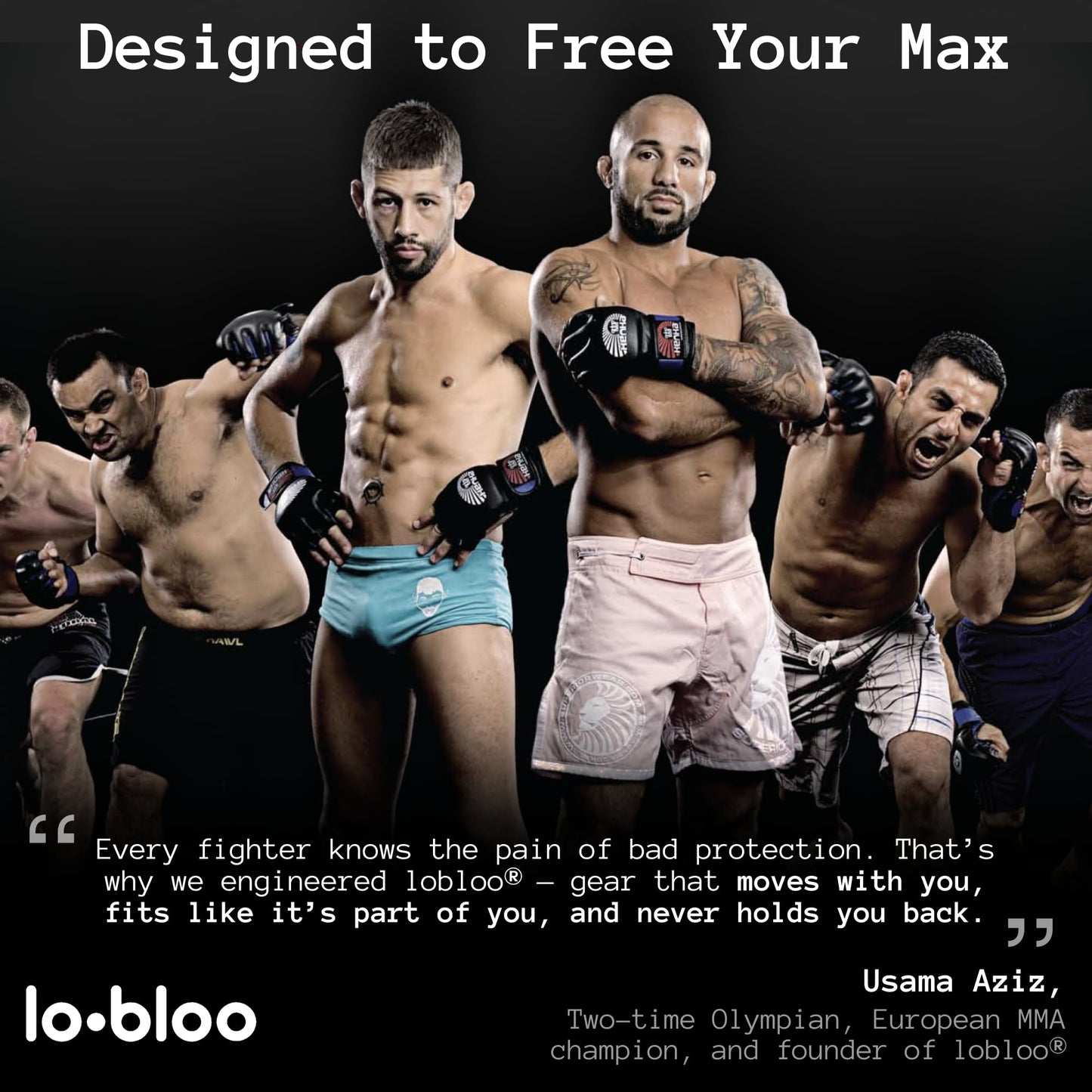 lobloo Thai Cup 2.0 – Professional Athletic Cup for MMA, Muay Thai & Contact Sports | Engineered Performance Protection | Slim Lock Fit, Lightweight Freedom | Made in Sweden