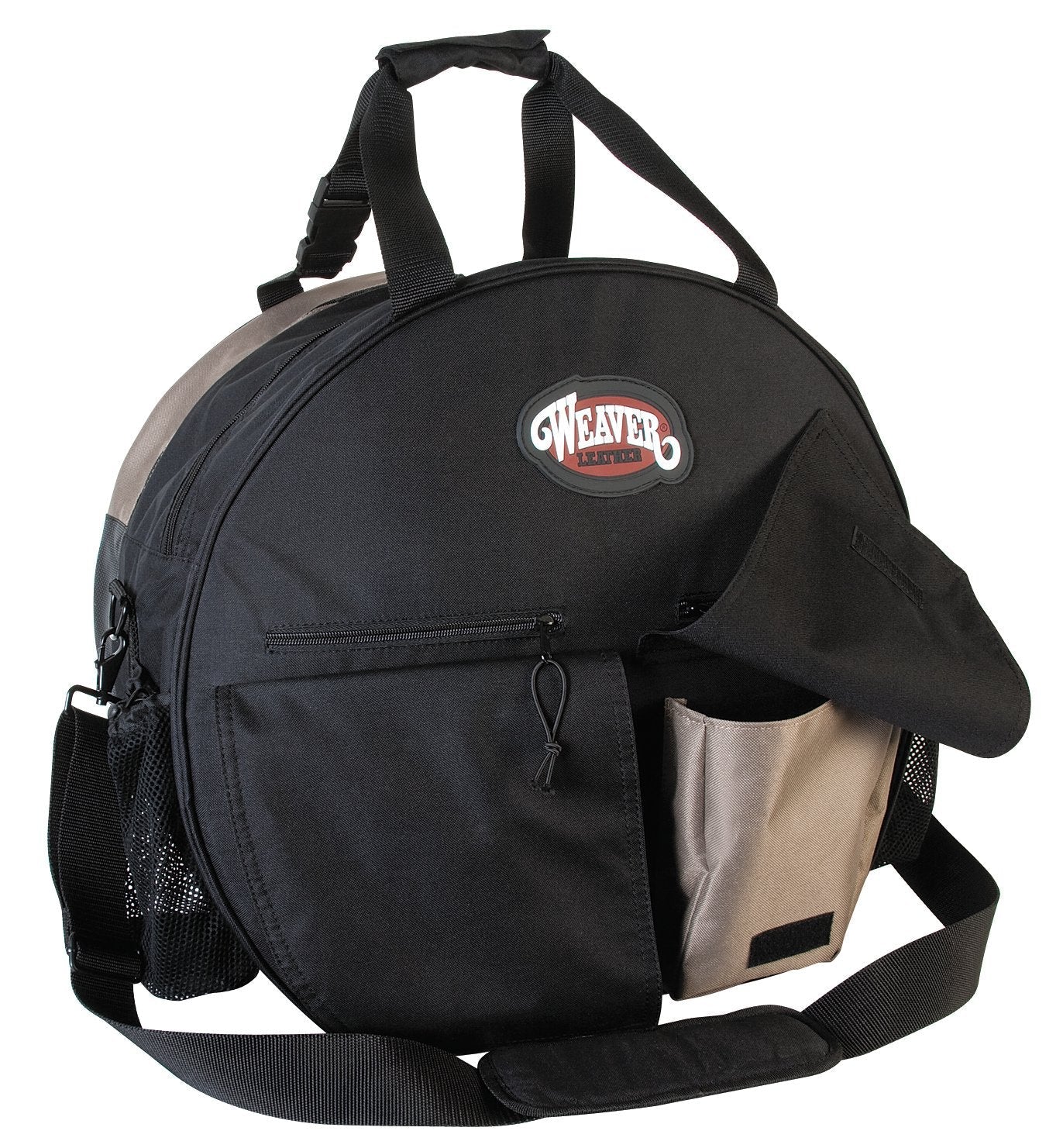 Weaver Leather Deluxe Rope Bag, Black/Tan,