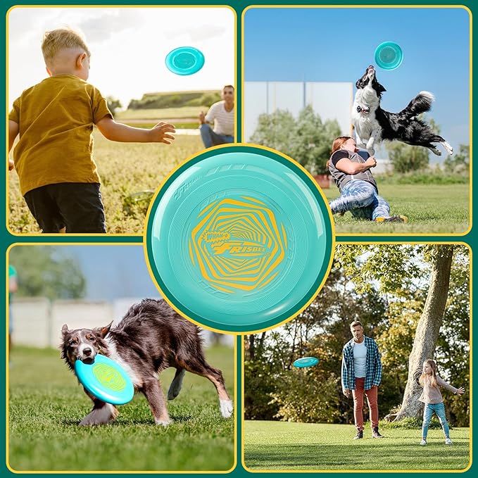 Wham-O Frisbee Go Flying Disc, 9 Inch Lightweight Sports Disc for Beginners Outdoor Beach Backyard Lawn Park Camping Family Activity Game - 70g