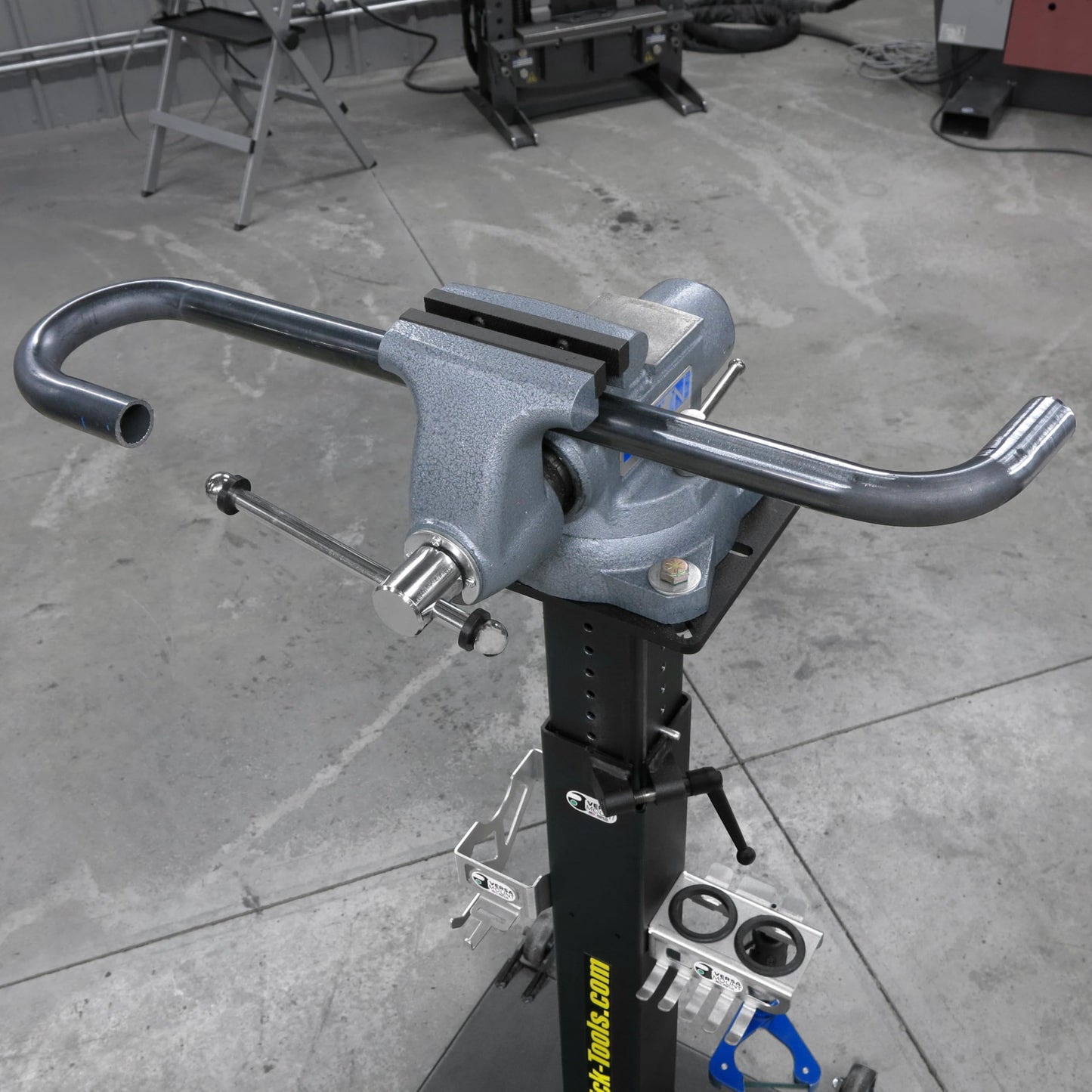 Trick-Tools Versa-Mount Adjustable Height Vise and Grinder Floor Pedestal, Made in the USA