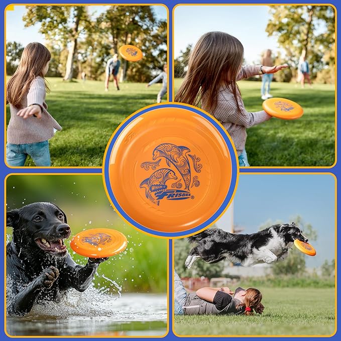 Wham-O Frisbee Go Flying Disc, 9 Inch Lightweight Sports Disc for Beginners Outdoor Beach Backyard Lawn Park Camping Family Activity Game - 70g