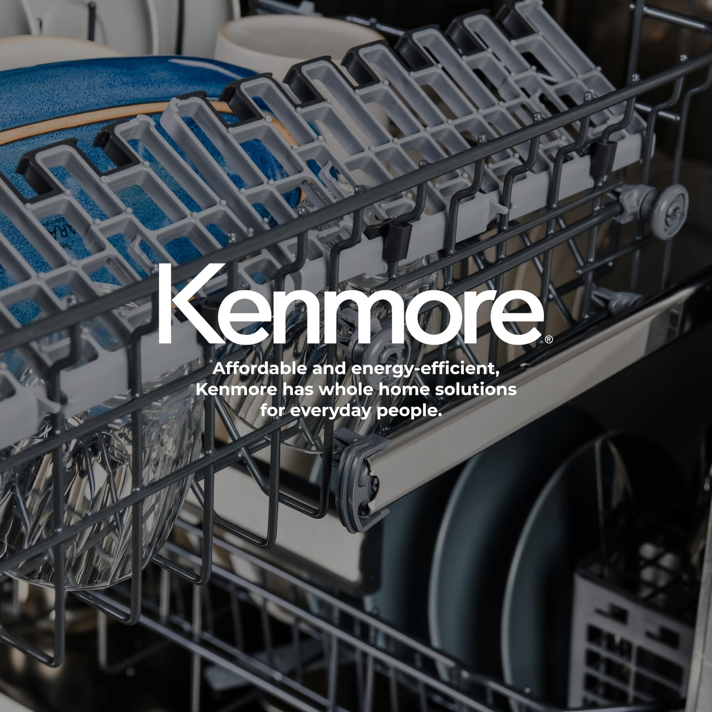 Kenmore 22-14582 24" Built-In Dishwasher - UltraWash, SmartWash, Sanitize Rinse, SmartDry, and Leak Detection - 14 Place Settings - 57 DBA - ENERGY STAR Certified - 24" - White