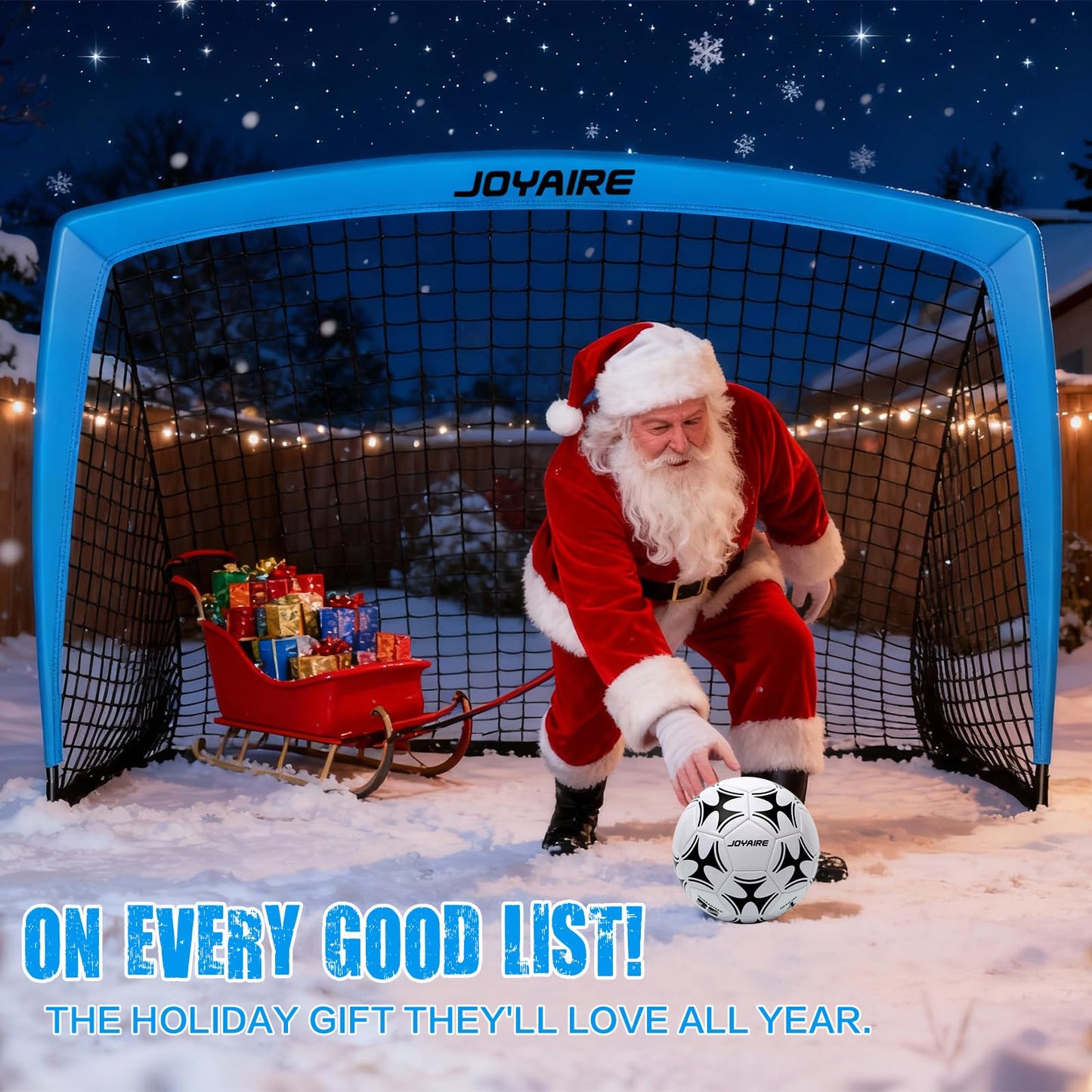 Soccer Goals for Backyard Set, Portable Kids Toddler Soccer Goal 2 of 4' x 3', Pop Up Soccer Net Soccer Training Equipment with Size 4 Soccer Ball, Carry Bag, Youth Games, Sports, Outdoor Play