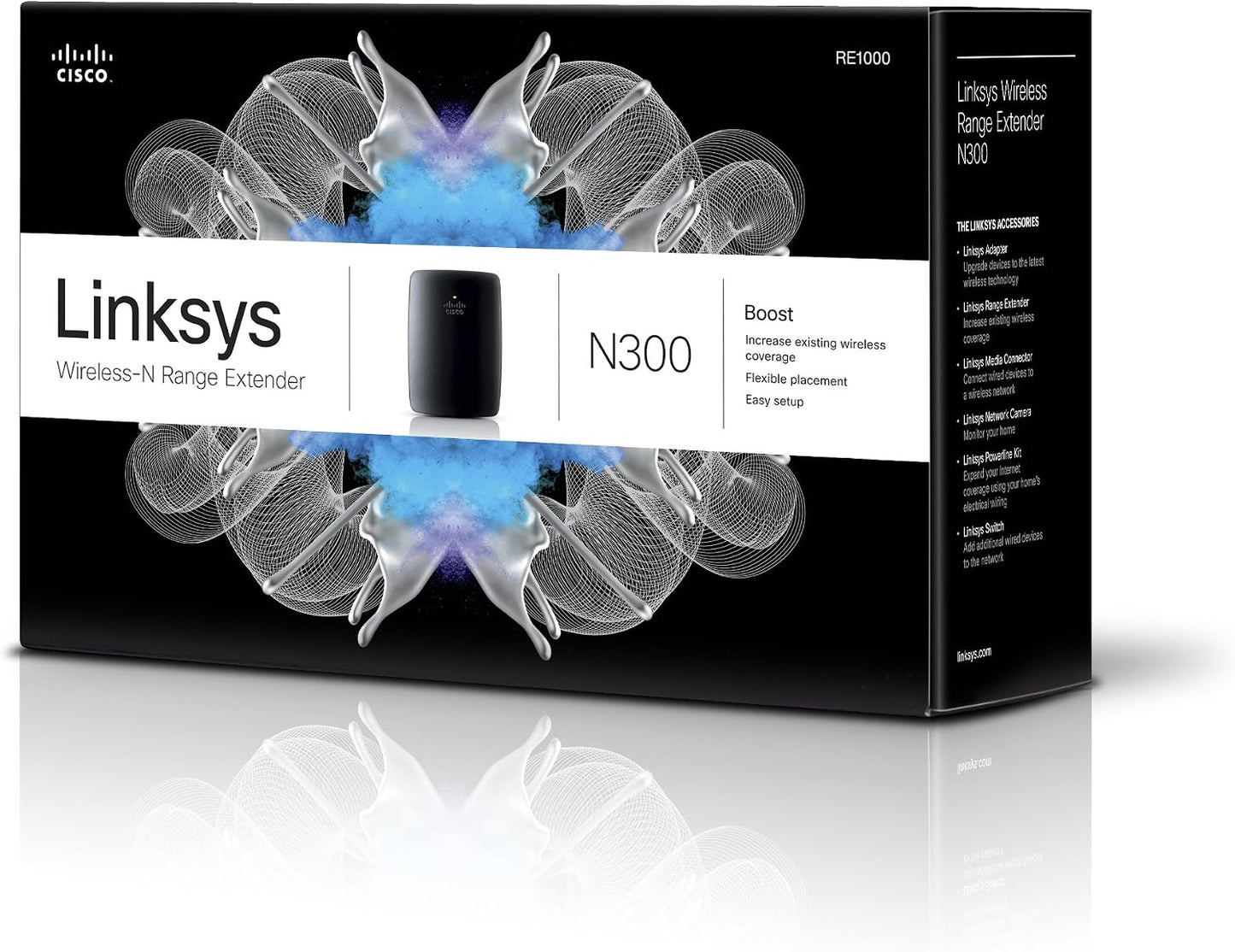 Linksys N300 (RE1000) Wireless Dual-Band Range Extender