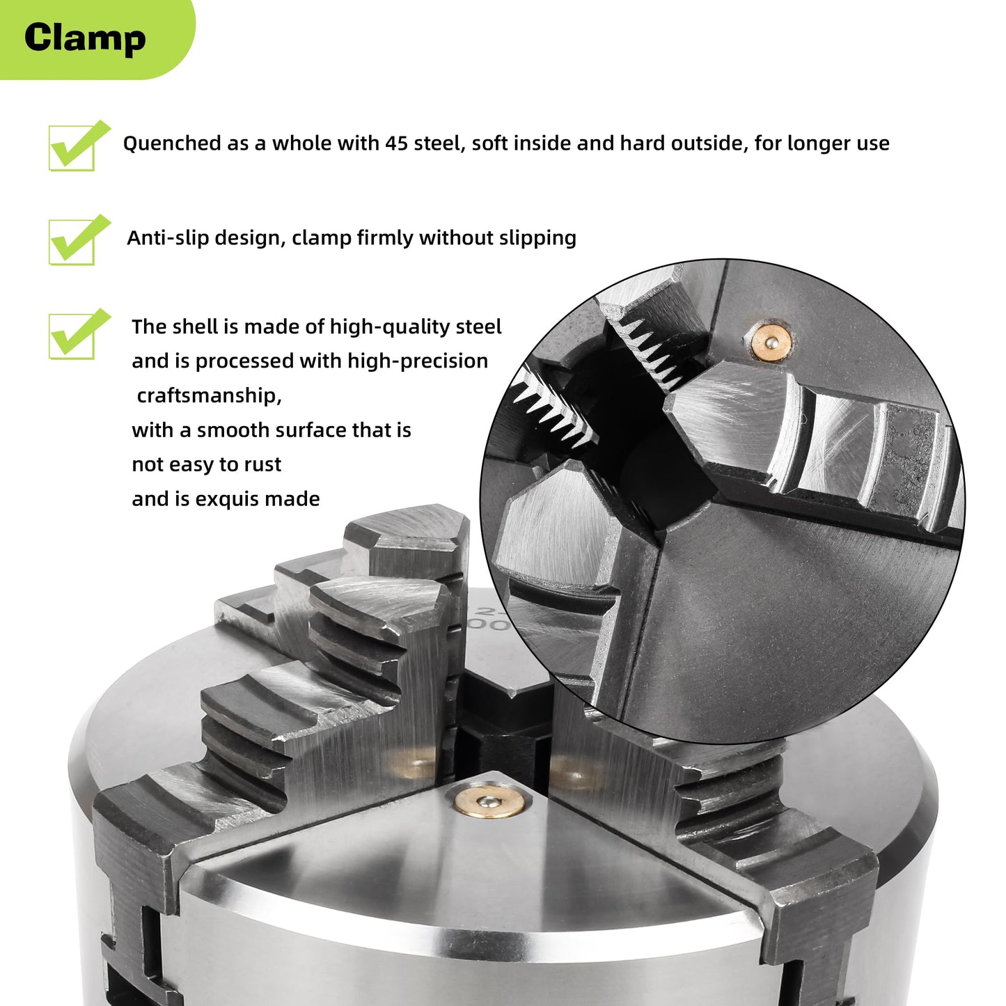 RATTMMOTOR K12-130mm CNC Router Table Rotary Milling Machine Rotational Axis A 4th Axis Through Hole 30MM, 4 Jaw Chuck Dividing Head Reducing Ratio 4:1, Nema34 Stepper Motor