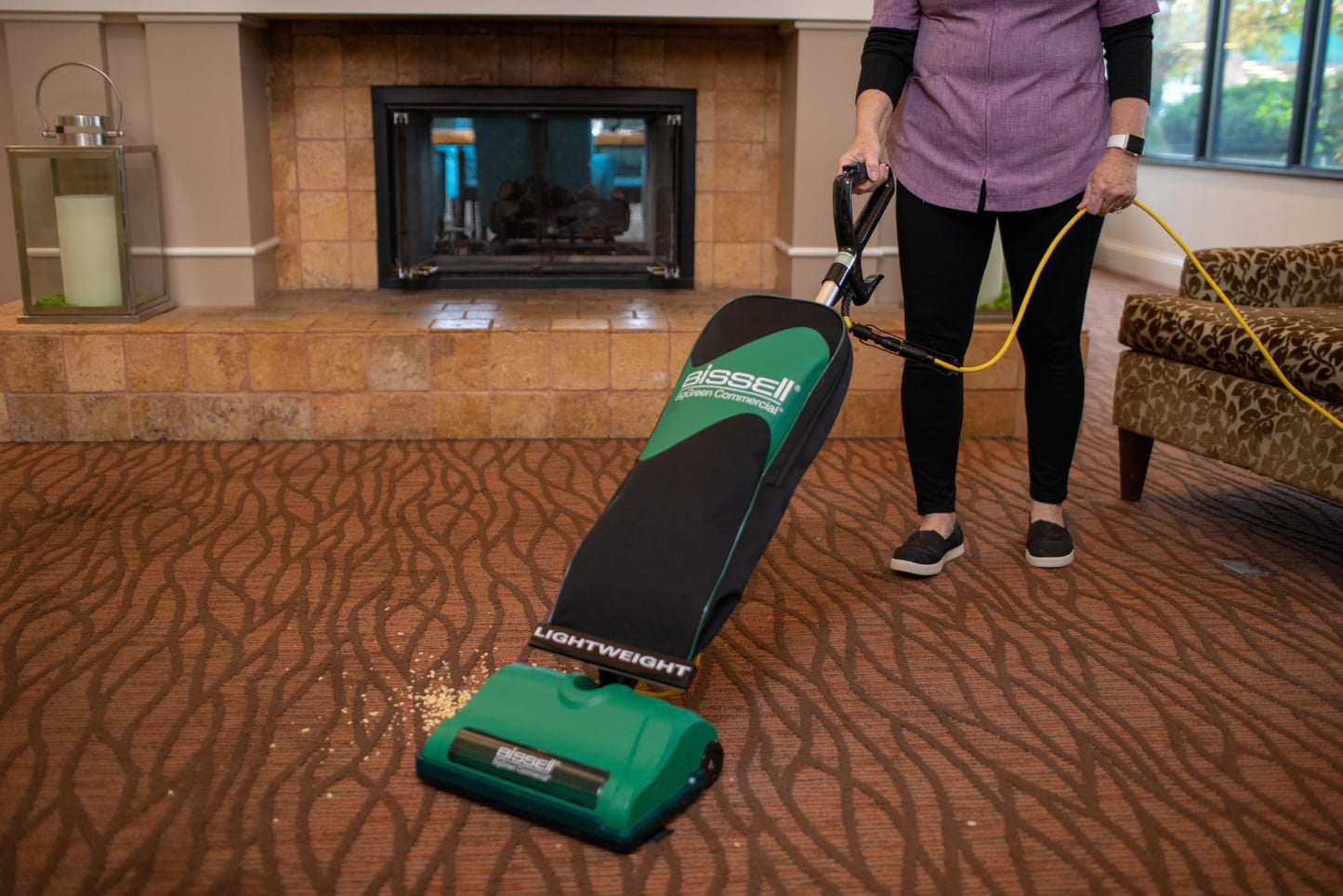 Bissell Commercial Bissell BigGreen Commercial Bagged Lightweight (8lb), Upright, Industrial, Vacuum Cleaner, BGU8000