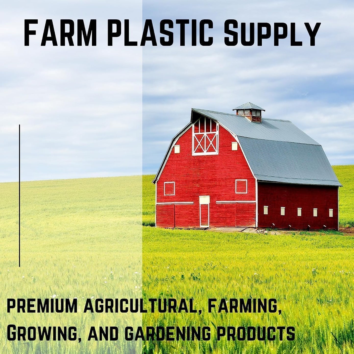 Farm Plastic Supply - Erosion Control Blanket - Straw Garden and Landscape Cover, Erosion Control Blanket, Straw Blanket, Erosion Control, Mulch, Slope Stabilizer, and Seed Protector (8' x 112.5')