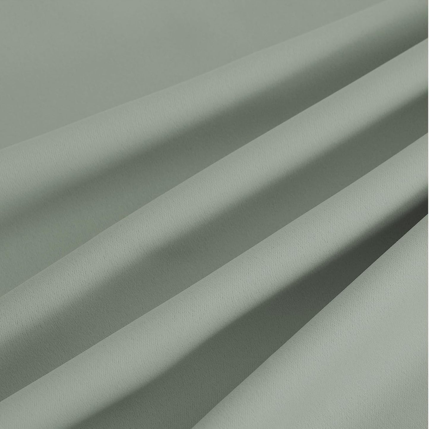 NICETOWN Room Darkening Curtains - Sage Green Drapery Panels, 52"W x 108"L for Ultimate Privacy