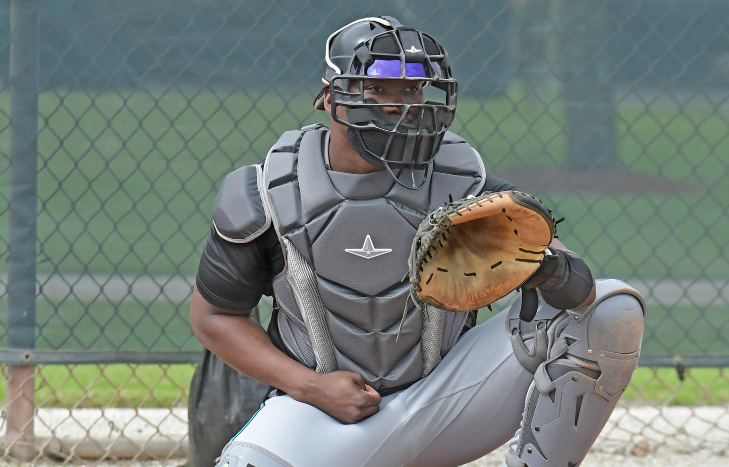 ALL STAR MVP-PRO™ Series Adult Catching Kit w/ Traditional Mask, NOCSAE