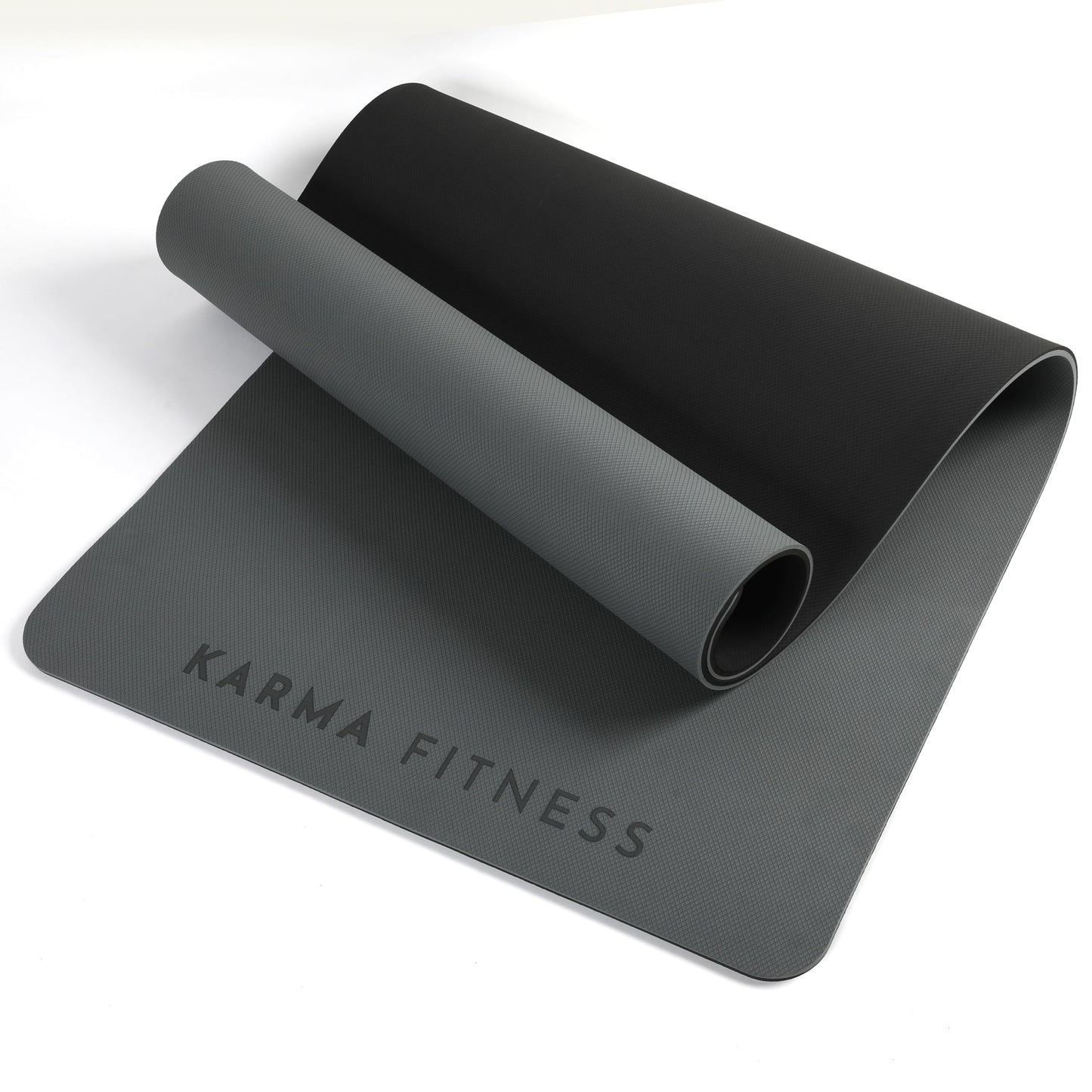 Large Exercise Mat – Extra Thick 10mm Workout Mat (72"x32") – Non-Slip TPE Yoga Mat for Women & Men – Pilates, HIIT, Fitness & Home Gym Mat – Includes Free Carry Bag (Dark Grey Plain)