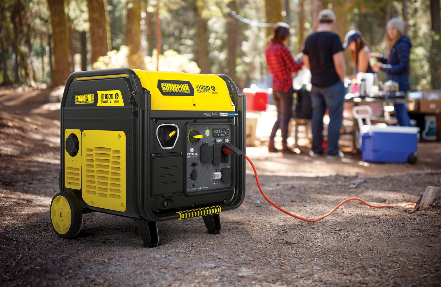 Champion Power Equipment 11,000-Watt Wireless Remote Start Home Backup Portable Inverter Generator with Quiet Technology and Free 3-Year Warranty