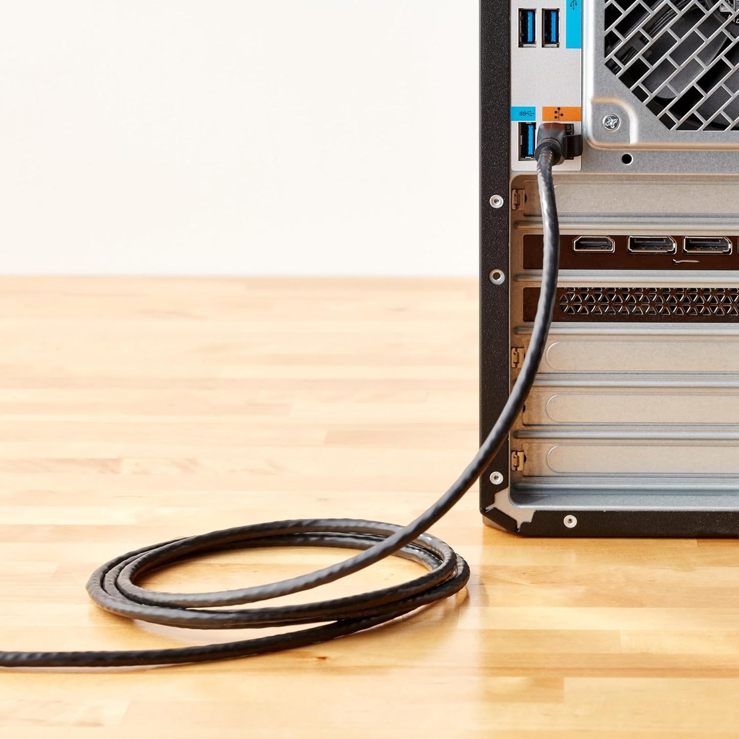 RJ45 Cat-6 1Gpbs 5-Foot, 5-Pack Amazon Basics Ethernet Patch Internet Cable, Transfer Speed, Gold-Plated Connectors