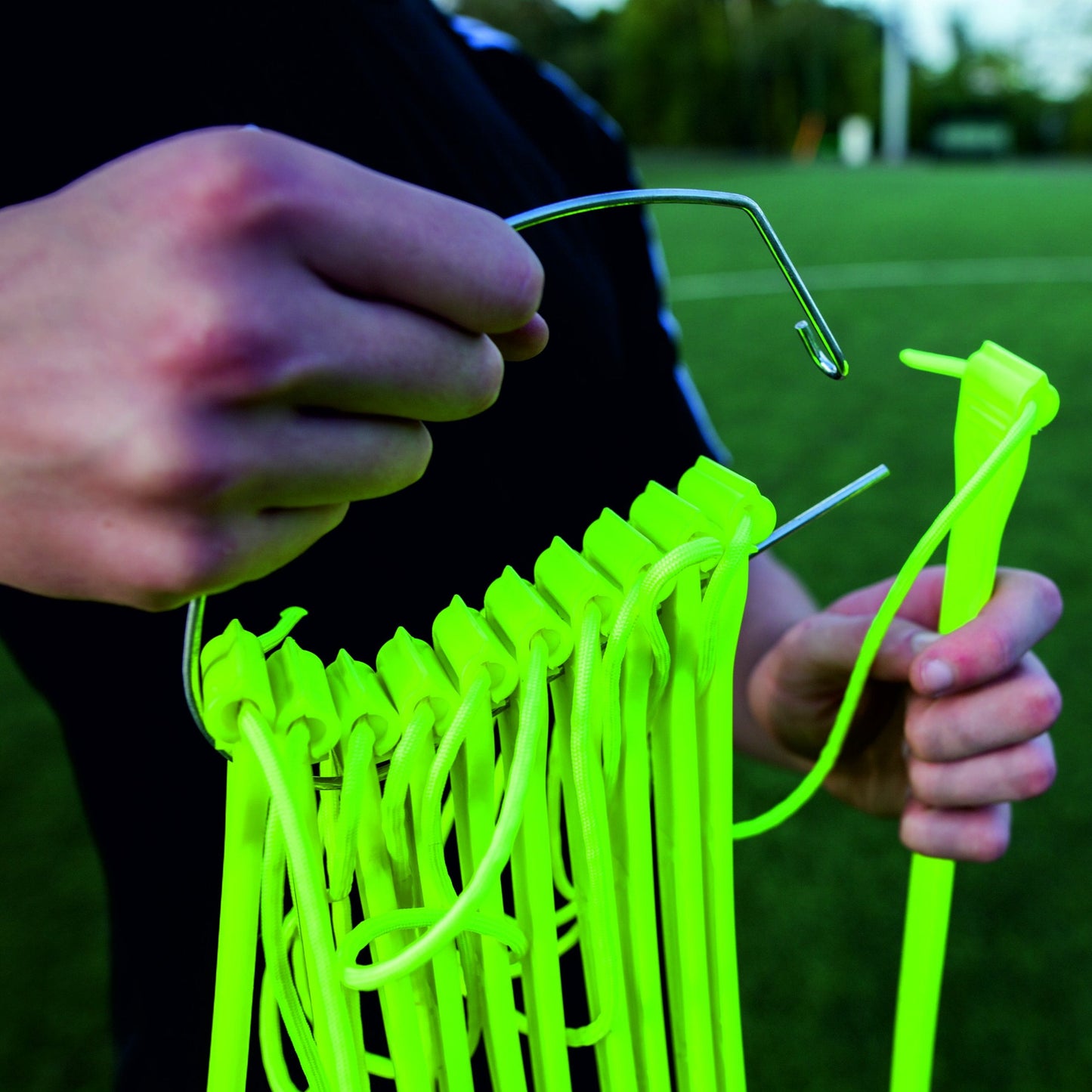 QuickPlay Agility Ladder for Speed and Agility Training - Adjustable 11 Rung Speed Ladder for Soccer, Football and Footwork Drills - Training Equipment for Kids, Youth and Adults with Carry Bag