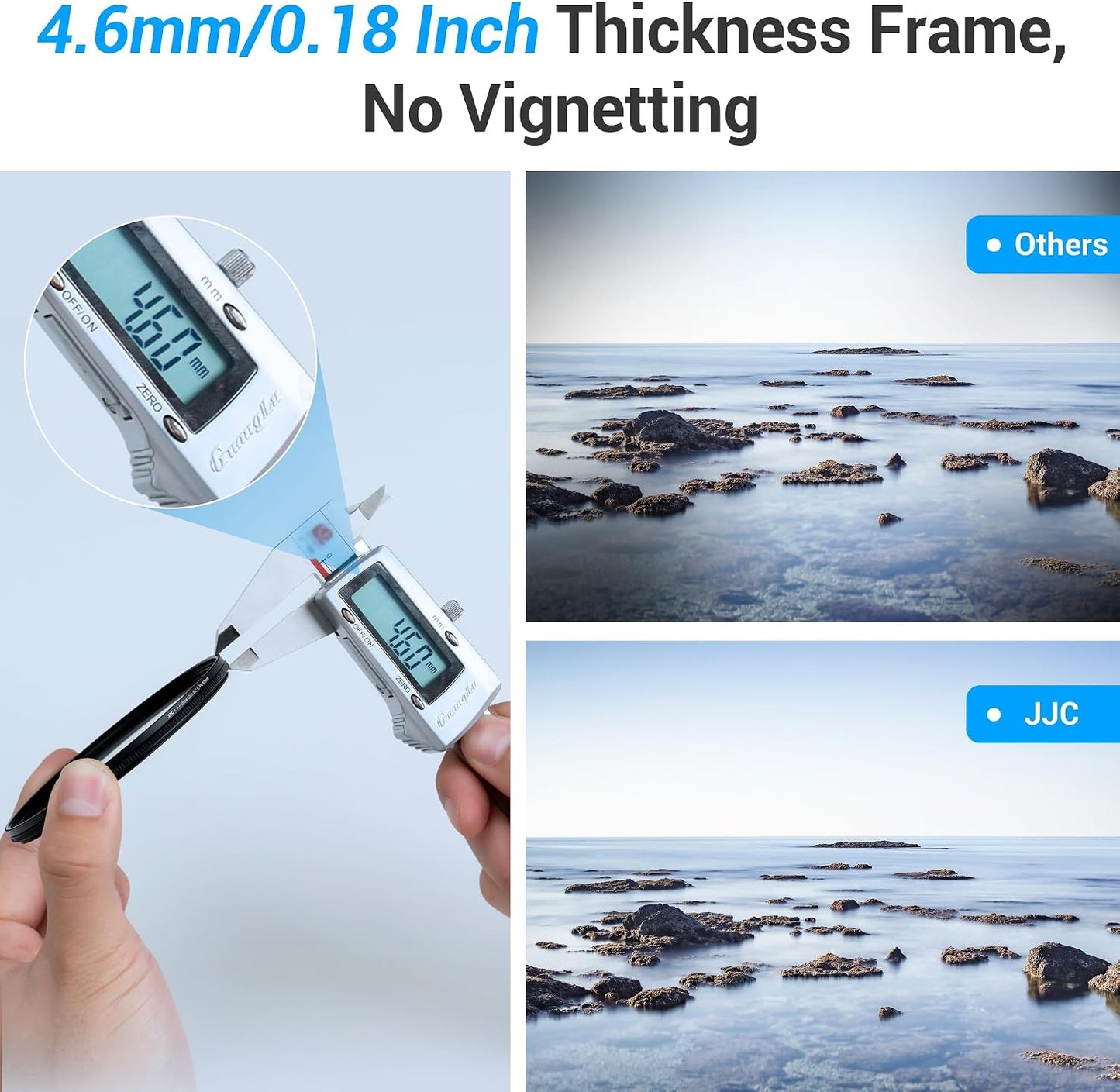 JJC 58mm T7 T6 T5 T100 4000D T8i T7i T6s T6i T5i T4i T3i T2i T1i SL3 SL2 SL1 18-55mm 58mm Circular Polarizer Polarizing