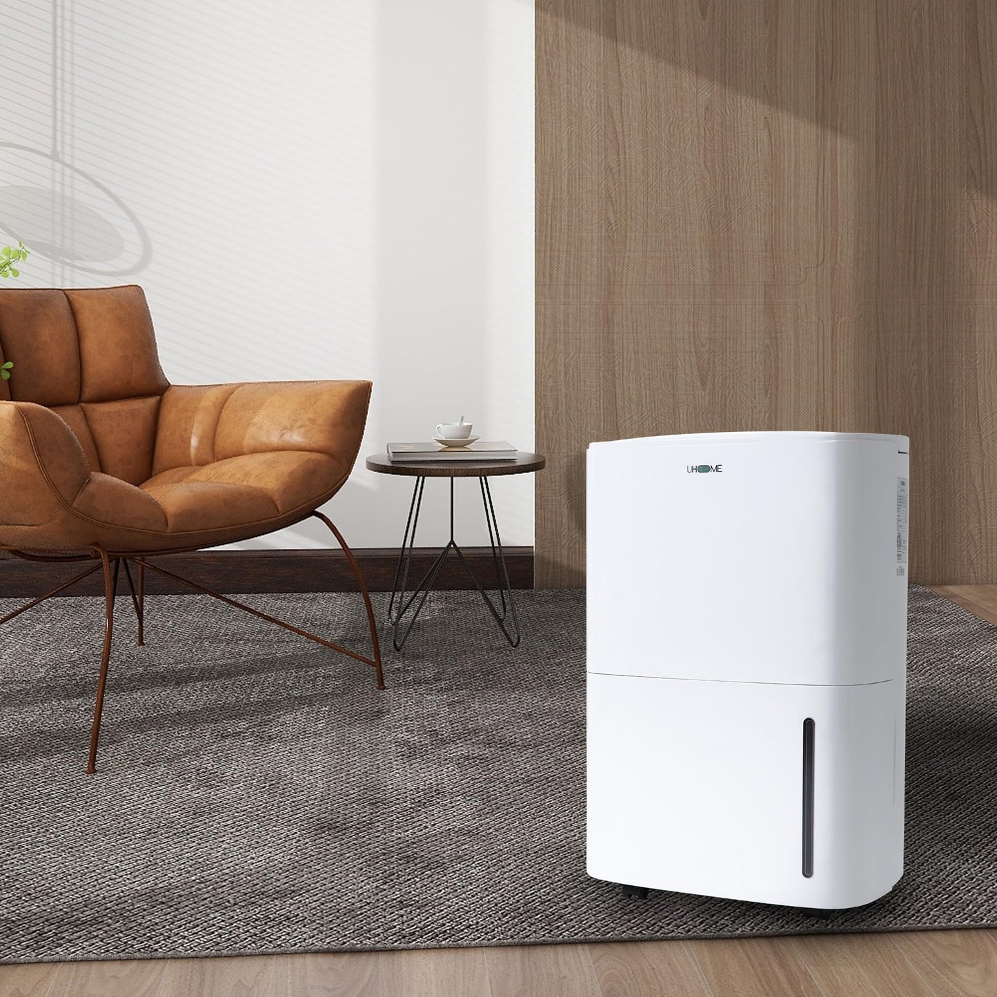 Uhome 150 Pints Dehumidifier with Pump - 7000 Sq. Ft Quiet Dehumidifier for Home, Large Basement, Storages and Large Rooms with 1.85Gallon Water Tank
