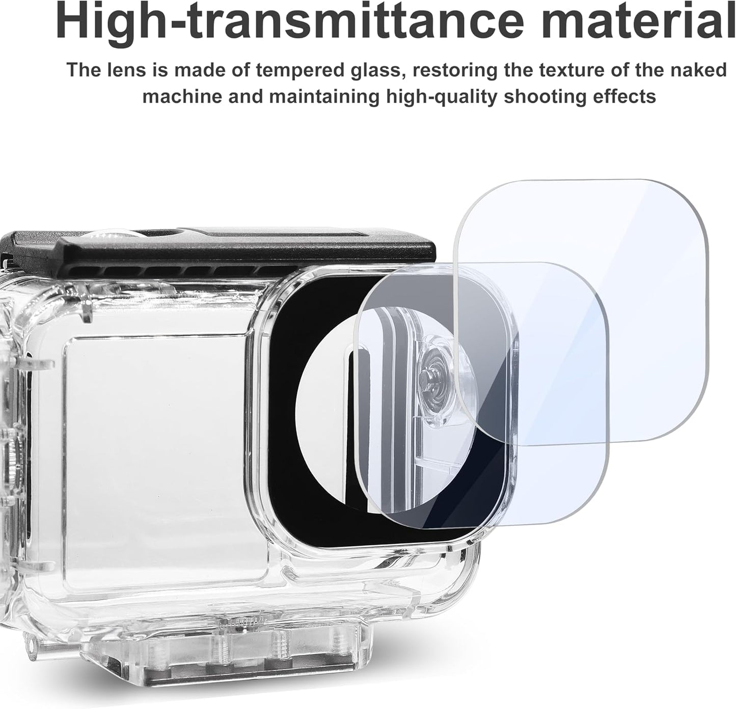 FiTSTILL 196FT/60M 5 4 3,Protective Underwater Waterproof Case with Magnetic Quick Release Interface Compatible