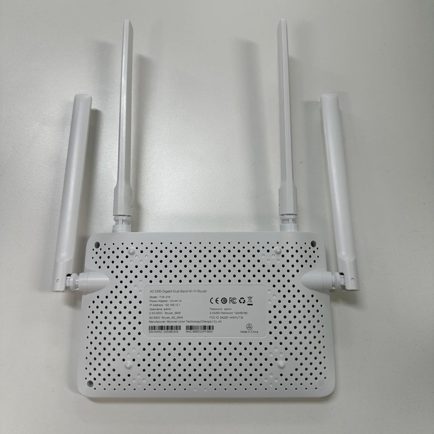 U-SPEED AC1200 1.2 4 1000 IPV6, WiFi Router Dual Band Wireless Internet Router, Speed Up to Gbps, x Mbps Gigabit