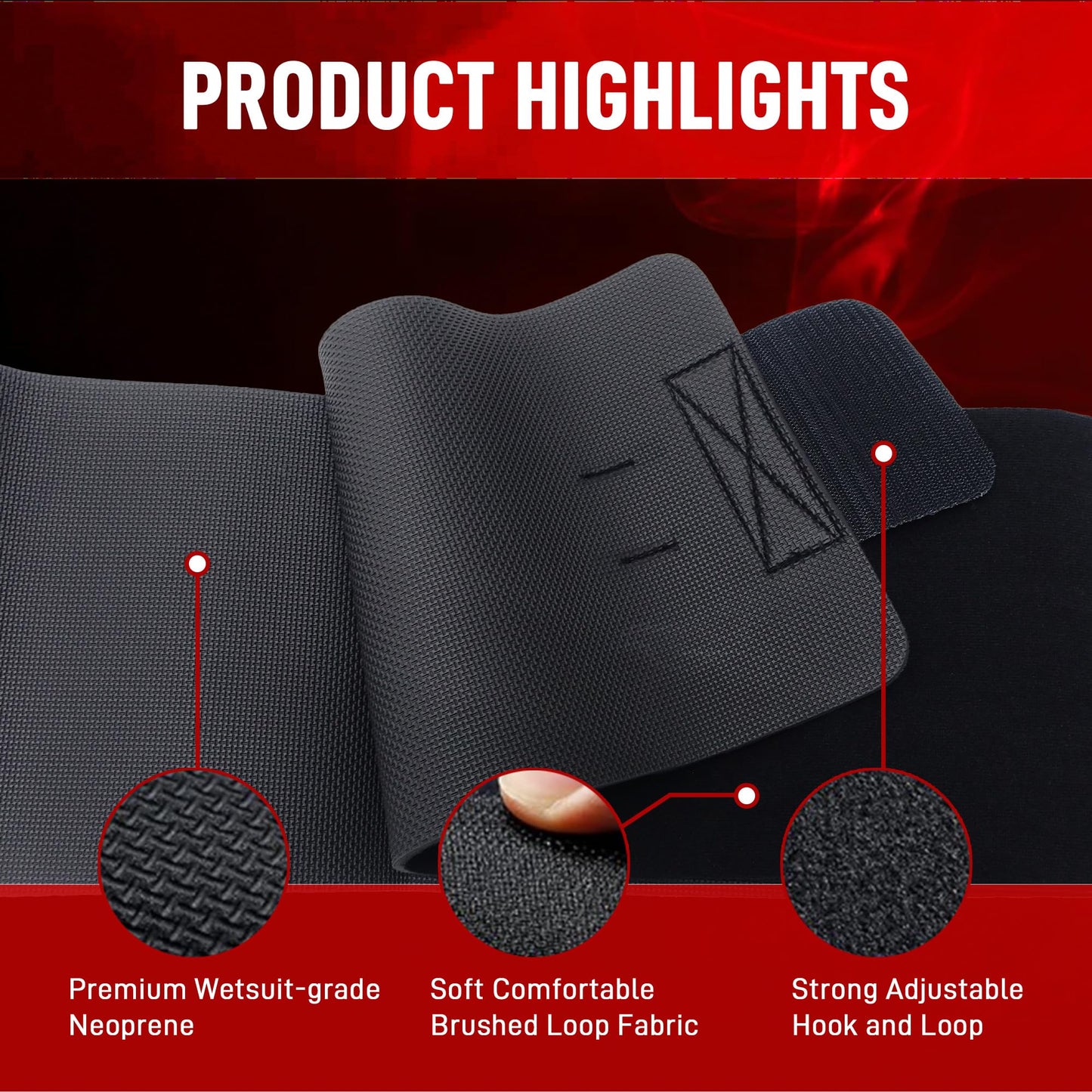 ZOYER Waist Trainer for Women Lower Belly Fat, Elastic Sweat Band for Stomach Weight Loss, Waist Trimmer Better Heat Retention to Sweat More, Increase Core Stability for Workout (Black, Medium)