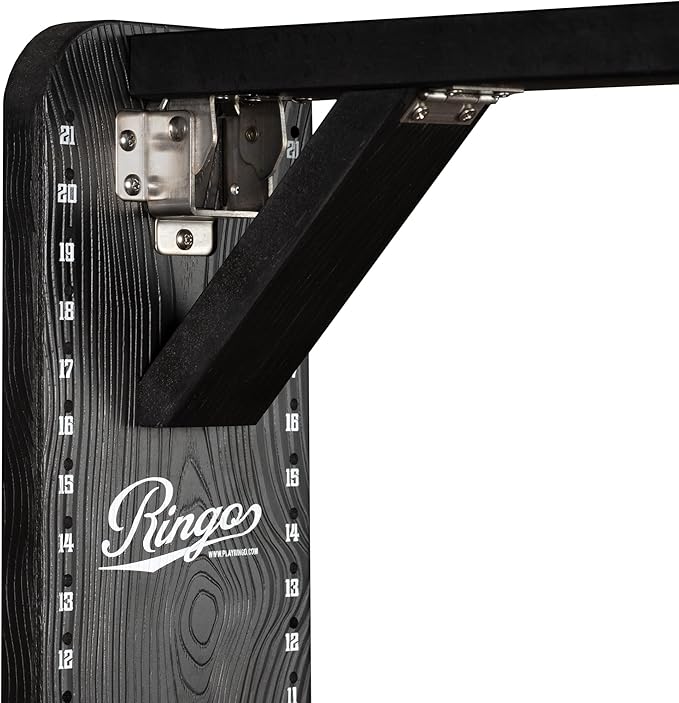 Ringo Outdoor Premium Hook and Ring Game. Fully Assembled and Mounts in 90 Seconds, Lifetime Warrantee. Made for Outdoors!