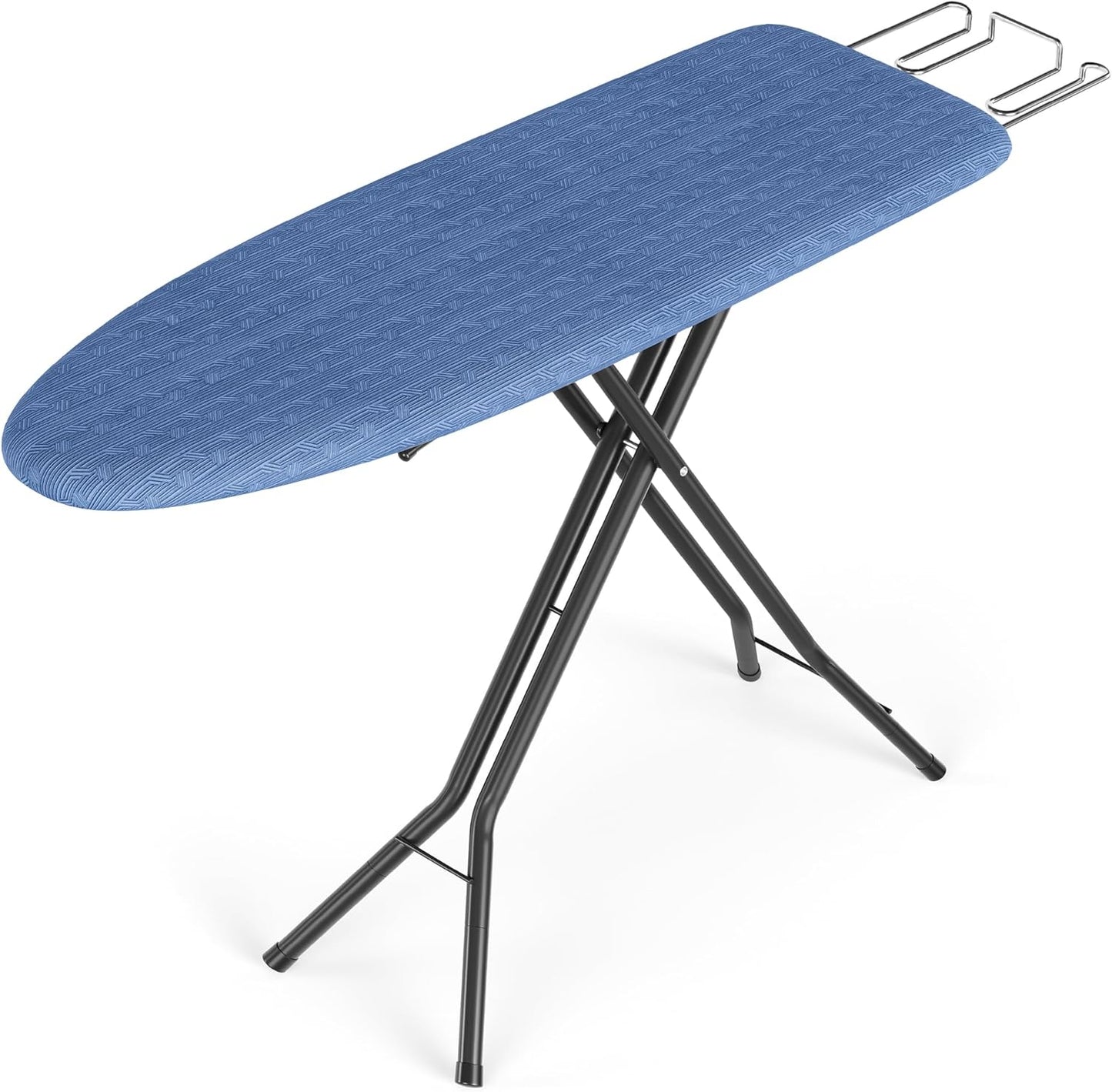 SONGMICS Ironing Board - Foldable & Height Adjustable Up to 35 Inches | Midnight Blue with 4-Layer Cover & Pad