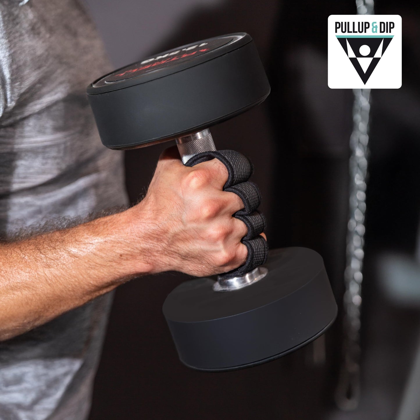 PULLUP & DIP Neoprene Grip Pads Lifting Grips, The Alternative to Gym Workout Gloves, Lifting Pads for Weightlifting, Calisthenics & Powerlifting, No More Sweaty Gym Gloves