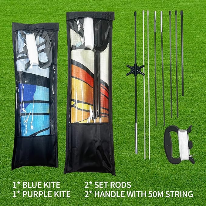Colorful Butterfly Kites for Kids & Adults, Big Kids Kite Easy to Fly, Beach Kites for Adults, Perfect Family Kite for Parks and Outdoor Activities, 300ft String Handle Included