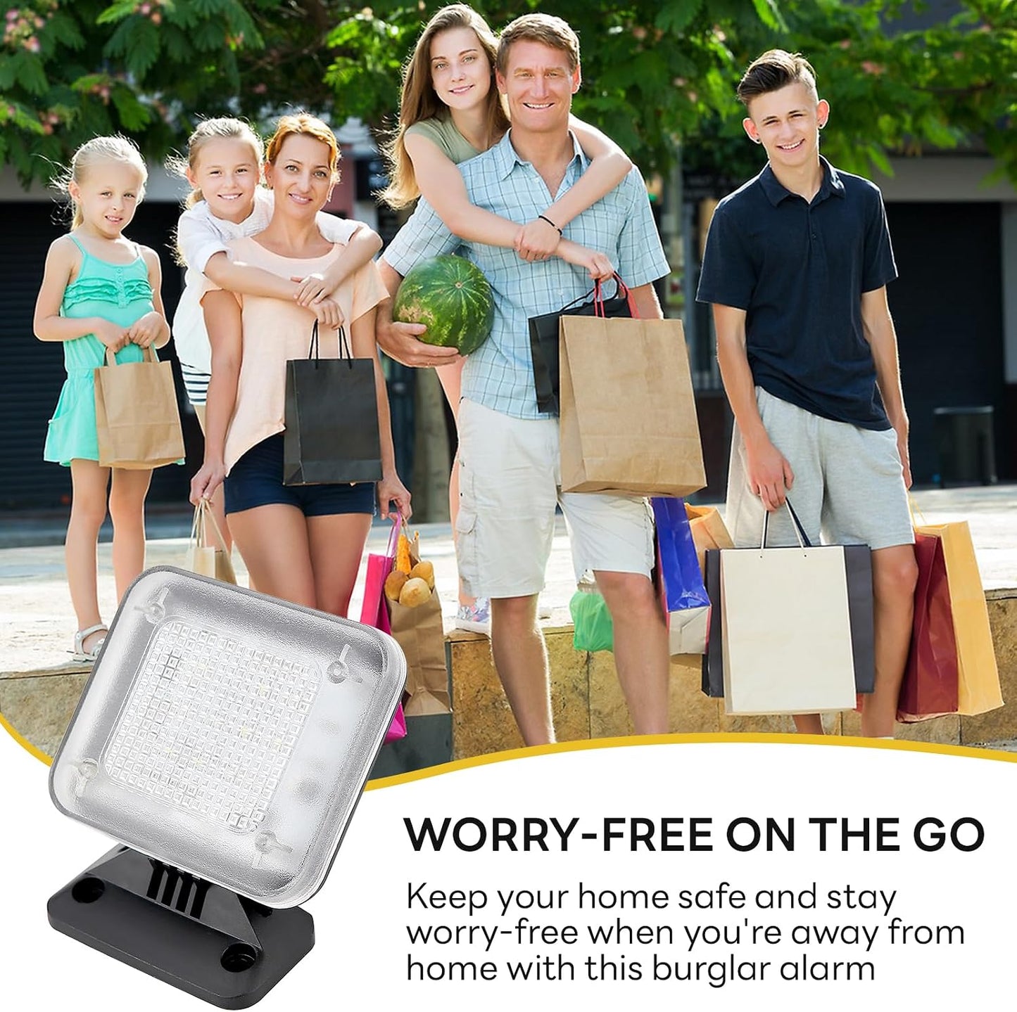 UPIQNG LED Fake TV Light Anti-Thief TV Simulator Burglar Deterrent Fake Television Home Security Light Crime Prevention
