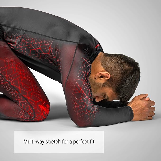 Hayabusa Geo Long Sleeve Jiu Jitsu Rashguard
