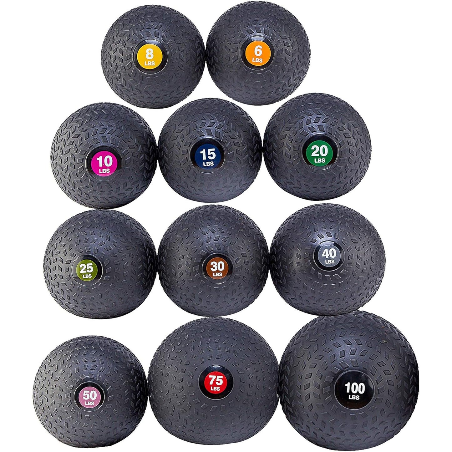 Fitvids Workout Exercise Fitness Weighted Medicine Ball, Wall Ball and Slam Ball, Multiple Styles and Sizes
