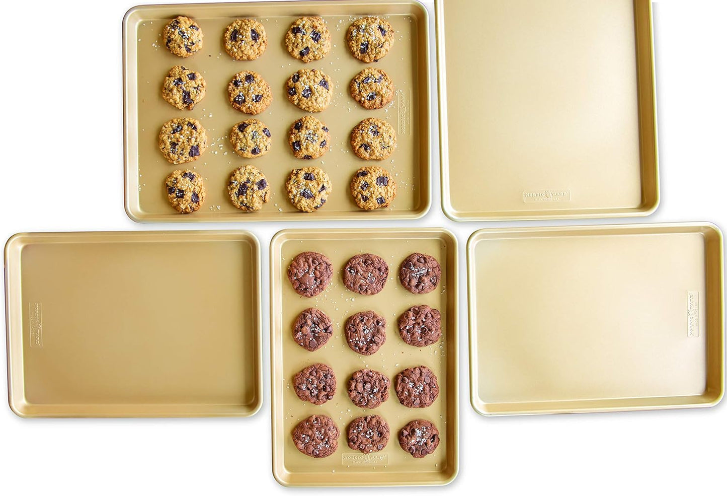 Nordic Ware Baker's Half Sheet - Non-Stick Aluminum Tray | 13" x 18" Size for Easy Baking