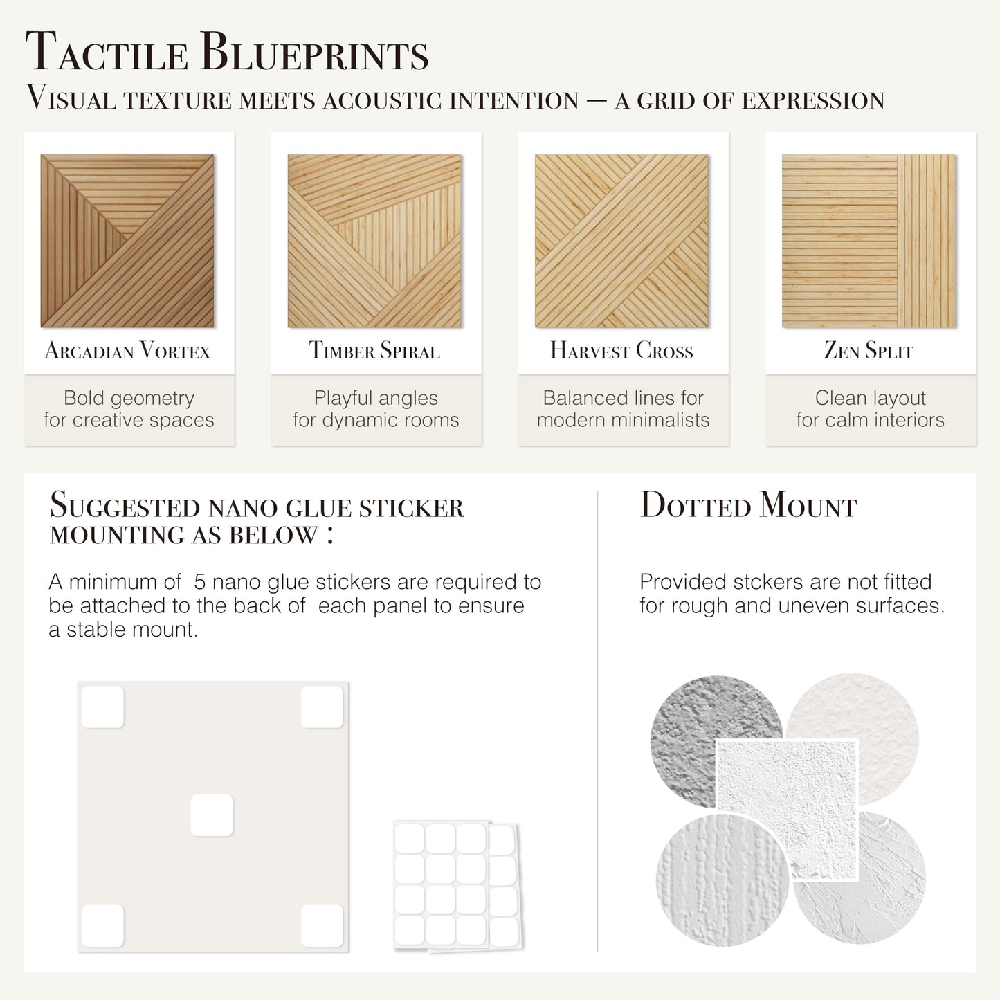 Soon Global Acoustical Wall Panels, 6-Piece 23.62 X 23.62 Inches Art Acoustic Panels, Decorative Acoustic Panels, Acoustic Wall Panels, Sound Absorbing Wall Art, Arcadian Vortex