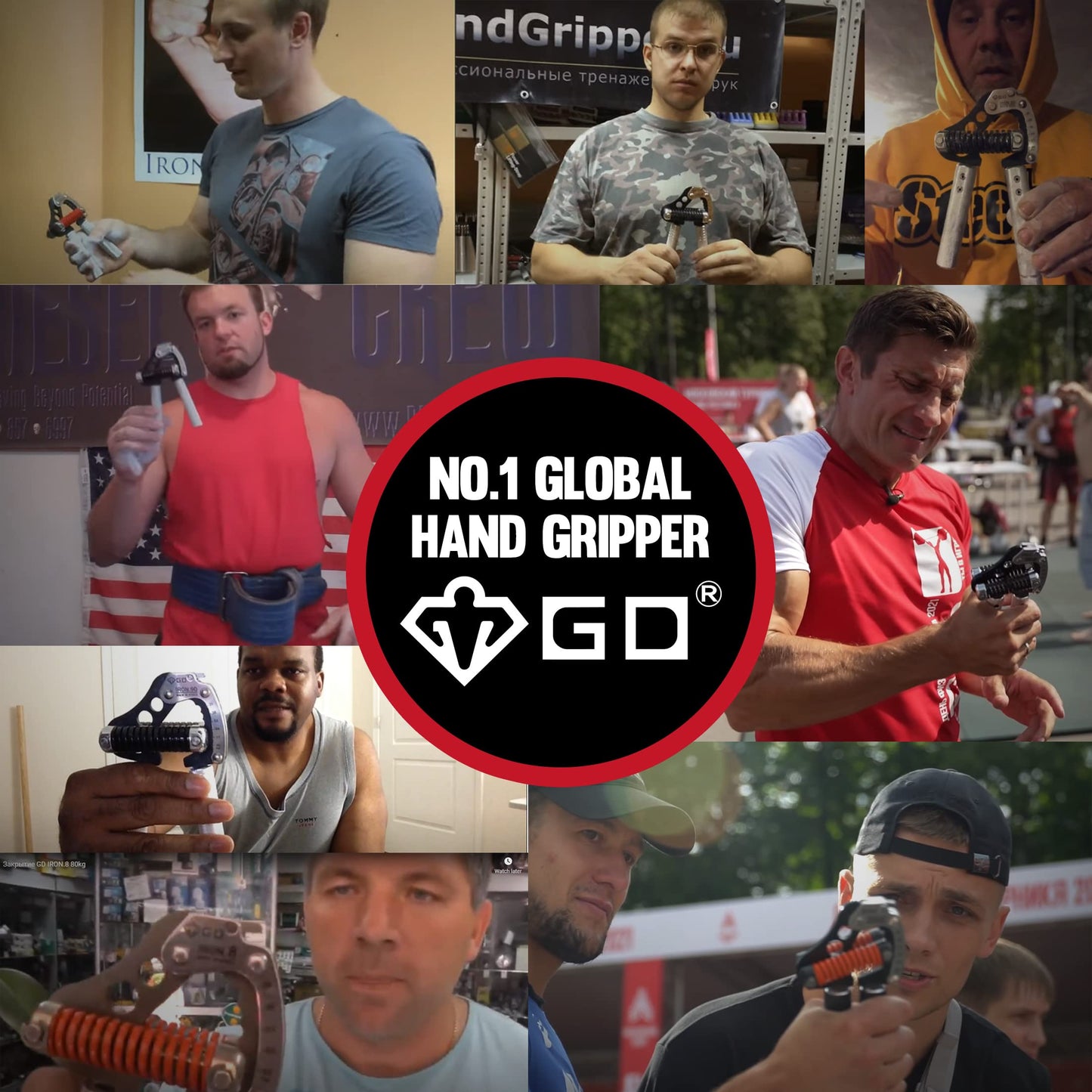 GD Pro-70 Hand Grip Strengthener(55~154 lbs) Adjustable Grip Strength Trainer Wrist and Forearm Training Equipment Hand gripper for Muscle Building and Injury Recovery